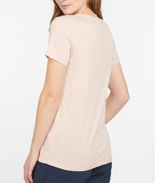 Barbour Edie T-Shirt - Light Pink