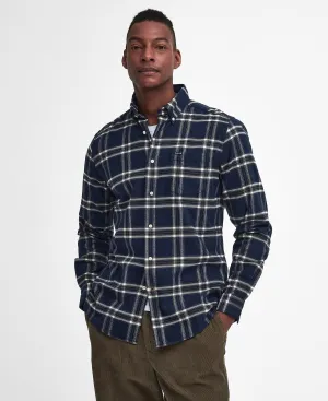 Barbour Men's Bromley Tailored Long Sleeved Shirt - Classic Navy