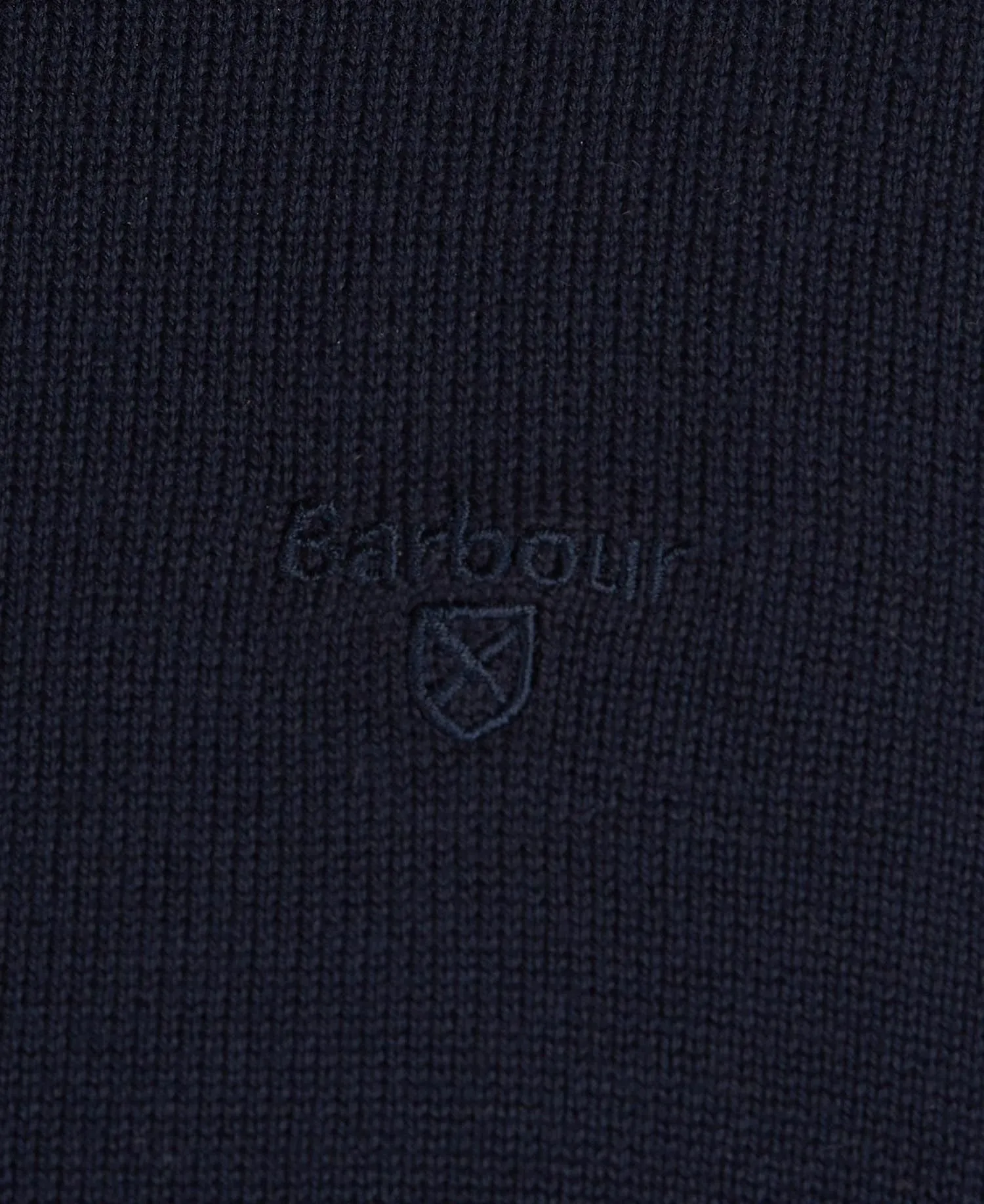 Barbour Men's Cotton Half Zip Sweater - Navy