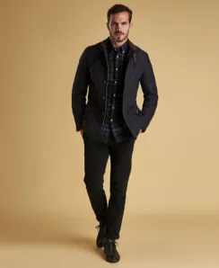 Barbour Men's Quilted Lutz Jacket - Navy