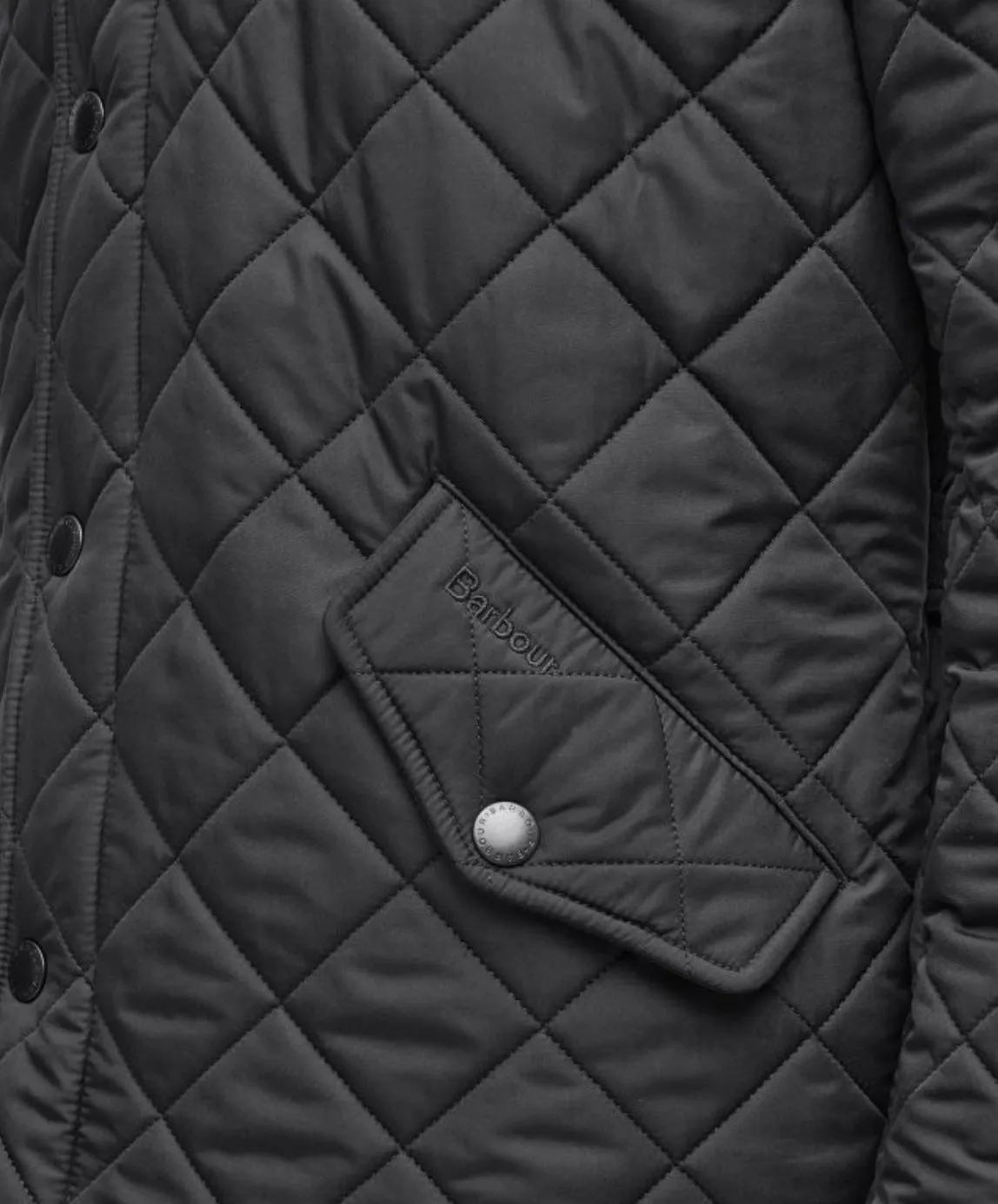Barbour Powell Quilted Jacket (Black)