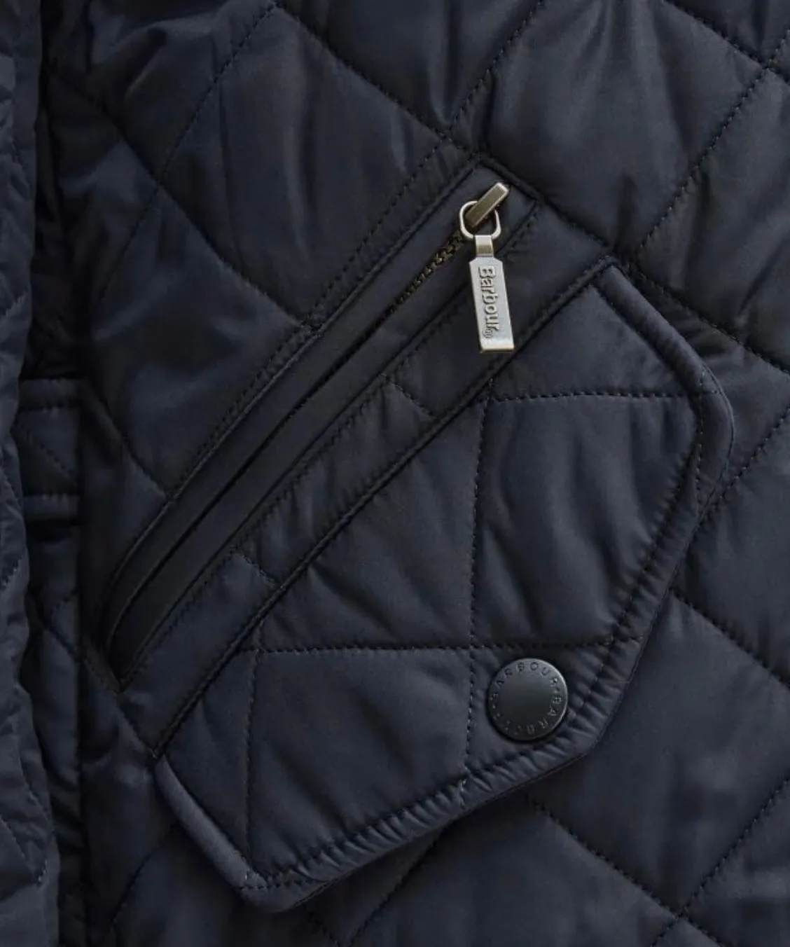 Barbour Powell Quilted Jacket (Navy)