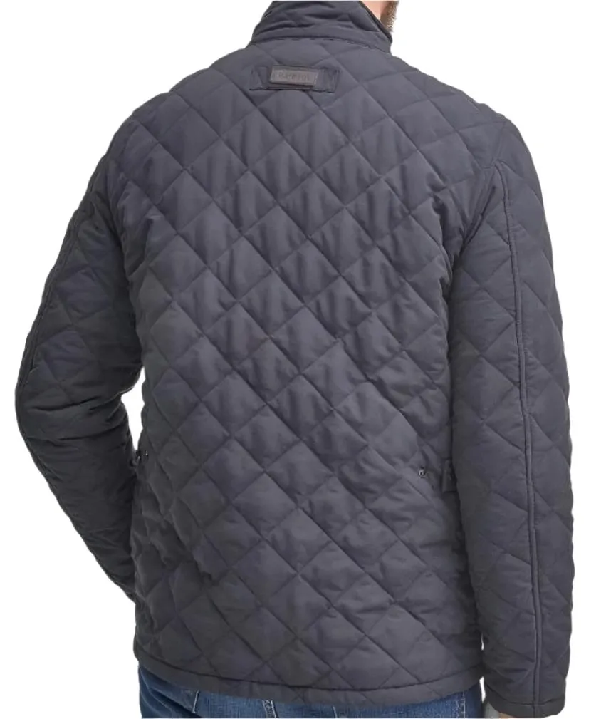 Barbour Shoveler Quilted Jacket (Navy)