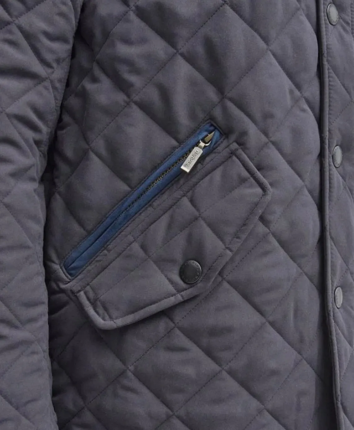 Barbour Shoveler Quilted Jacket (Navy)