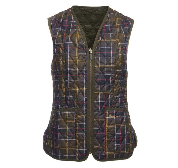 Barbour Tartan Betty Liner - Olive
