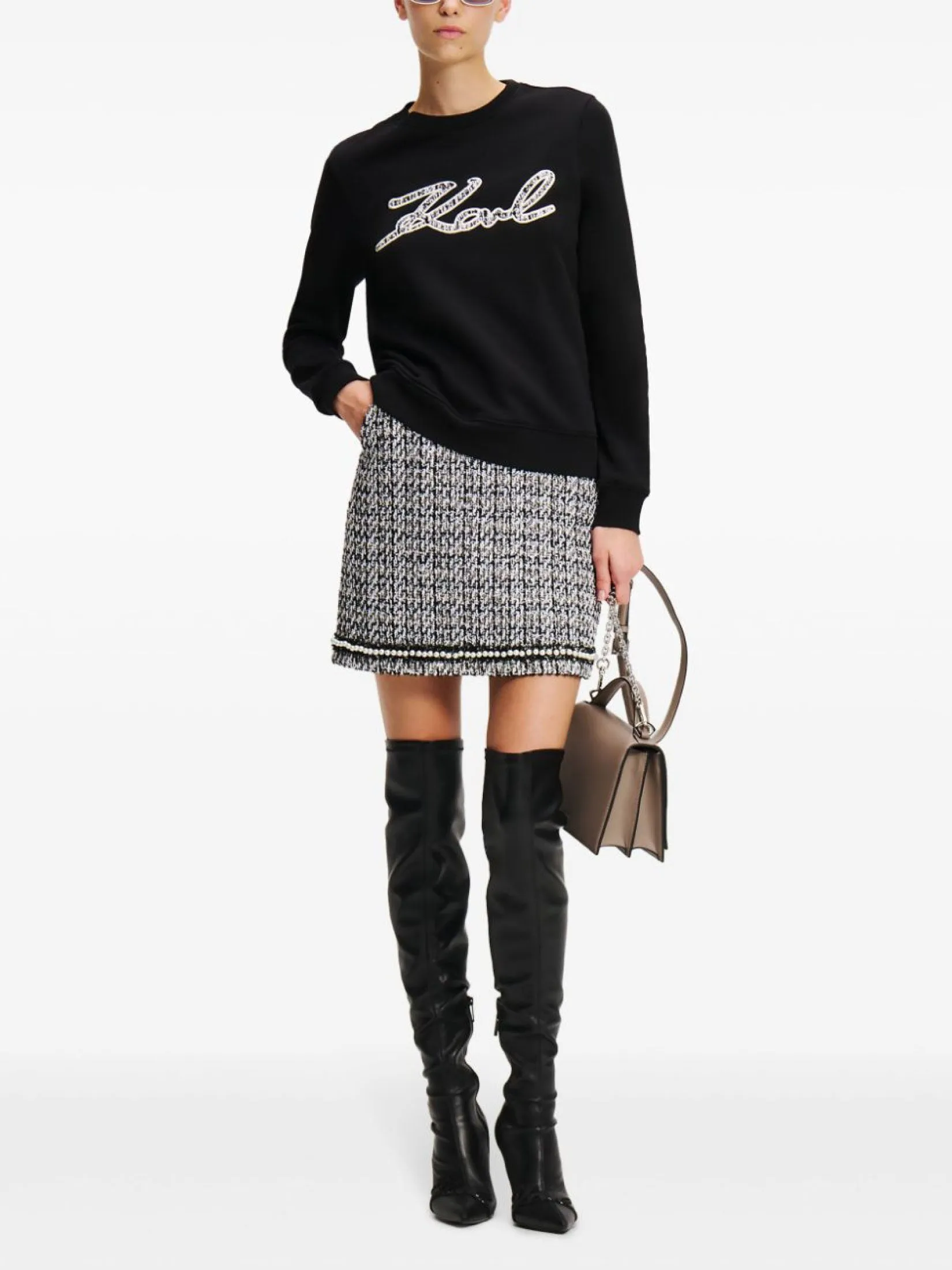 BOUCLE KARL SIGNATURE SWEAT