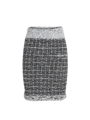 BOUCLE KNIT SKIRT
