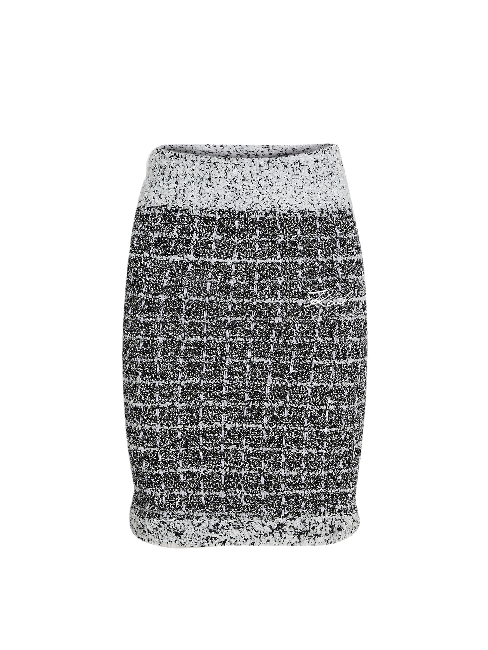 BOUCLE KNIT SKIRT