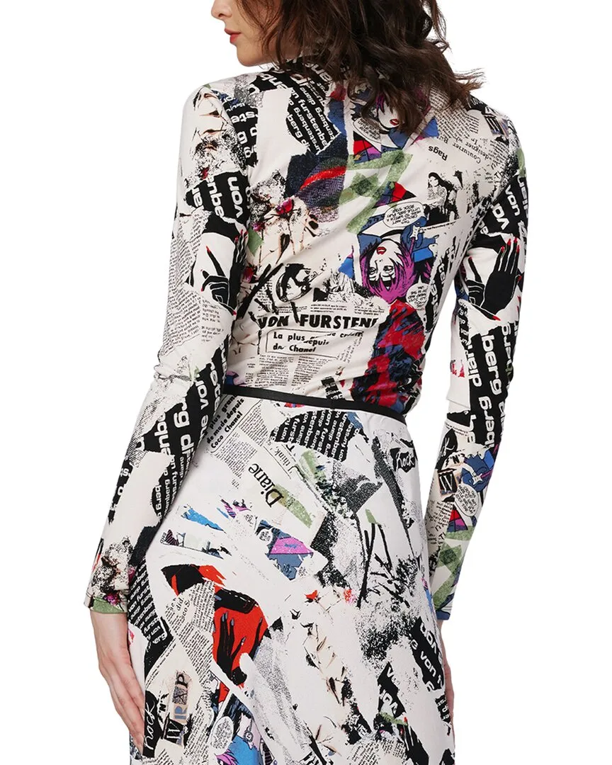 Diane von Furstenberg Doha Wool-Blend Top