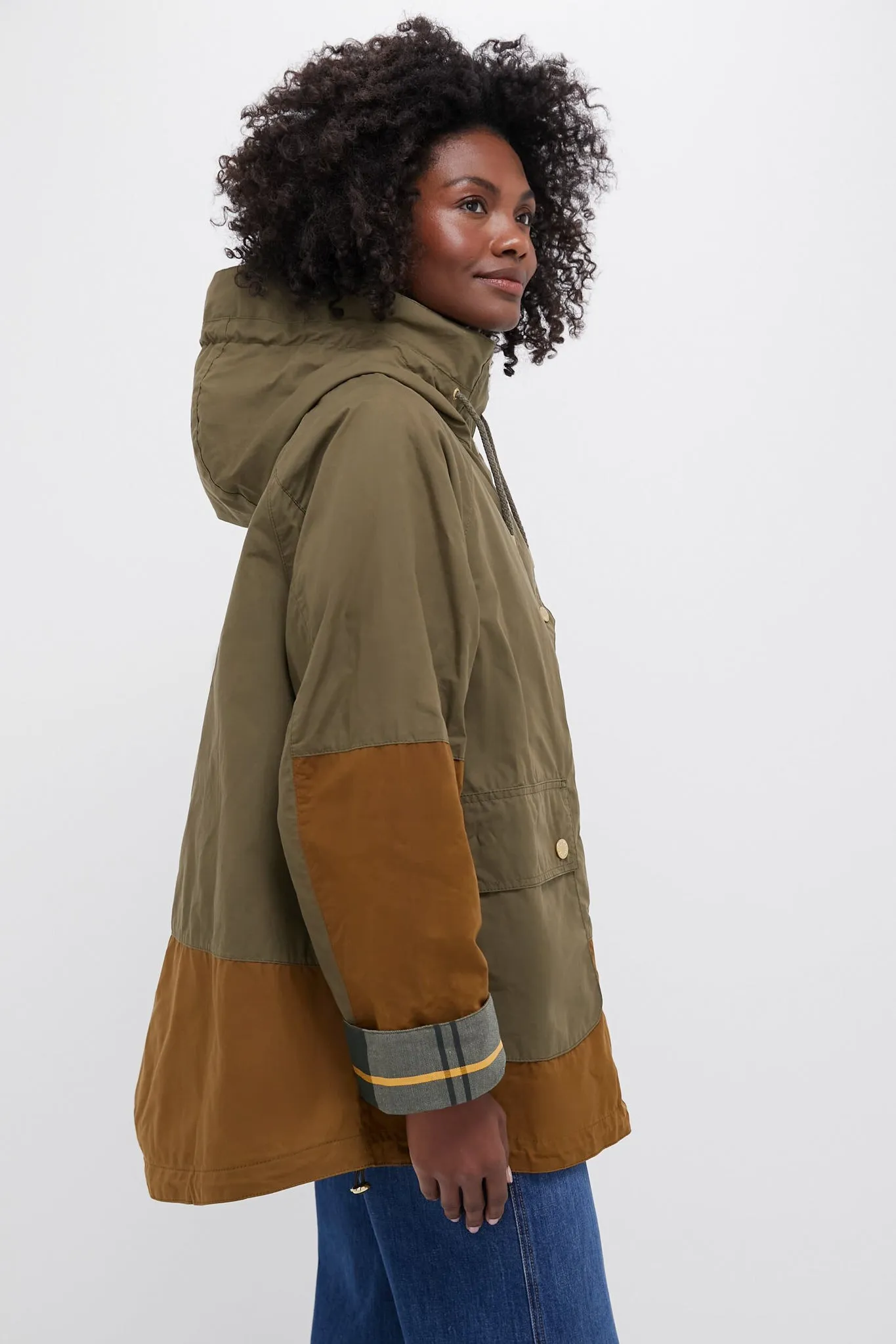 Dusky Green Hayley Showerproof Jacket