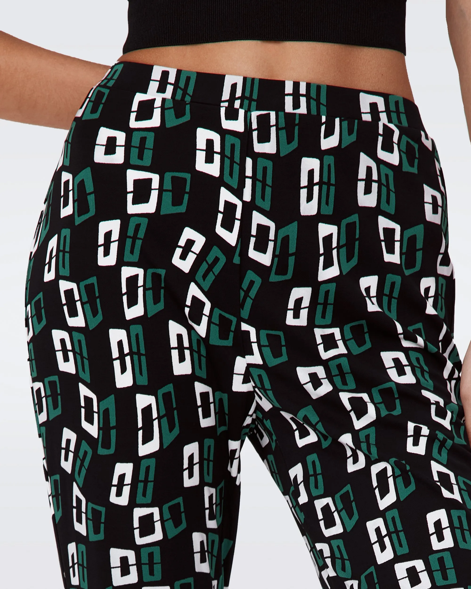 DVF BROOKLYN PANTS CHAIN SPOTS