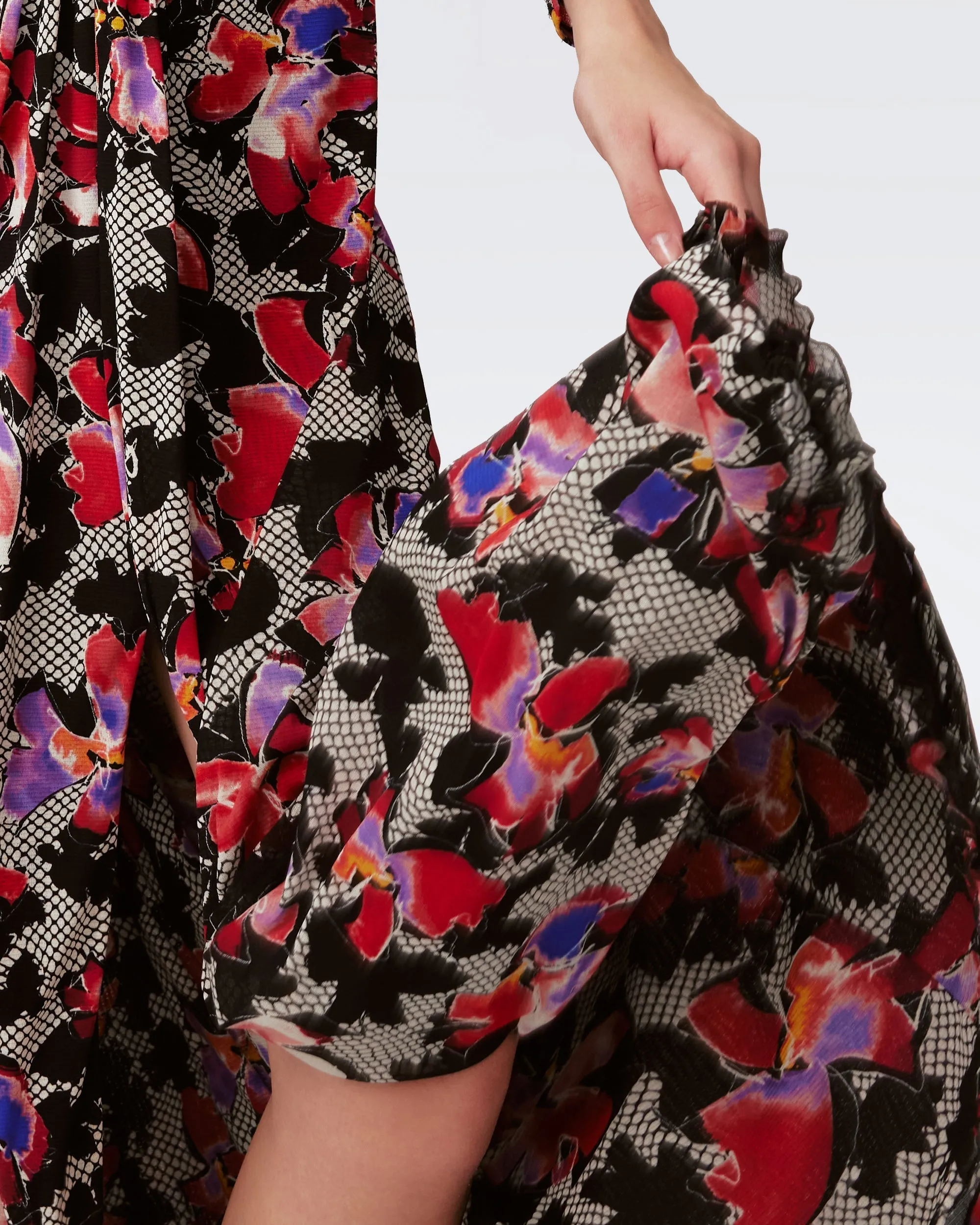 DVF KASSIA DRESS ODETTE FLORAL