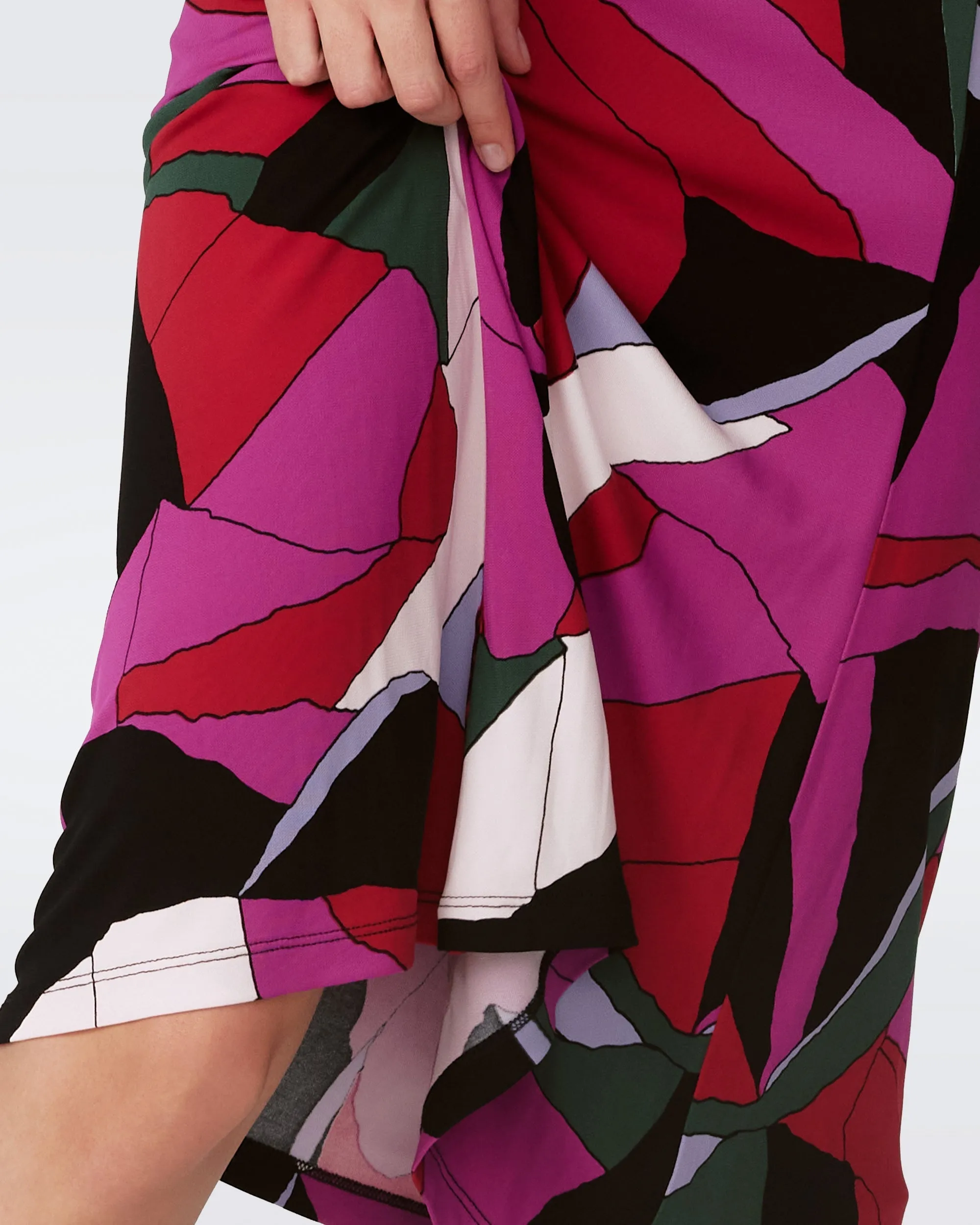 DVF WHITLEY SKIRT TENDU LG