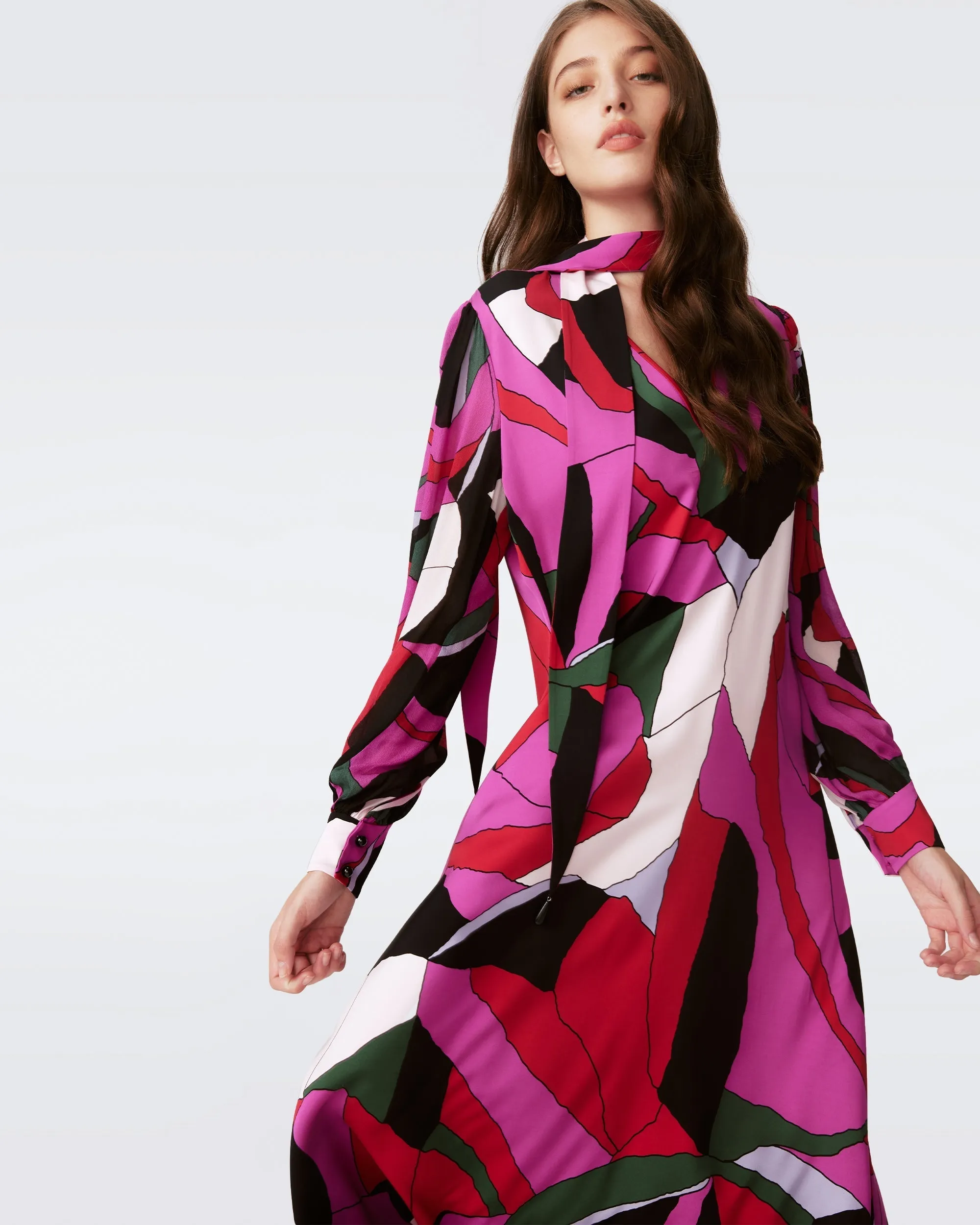 DVFABEL DRESS TENDU HUGE/TENDU LG