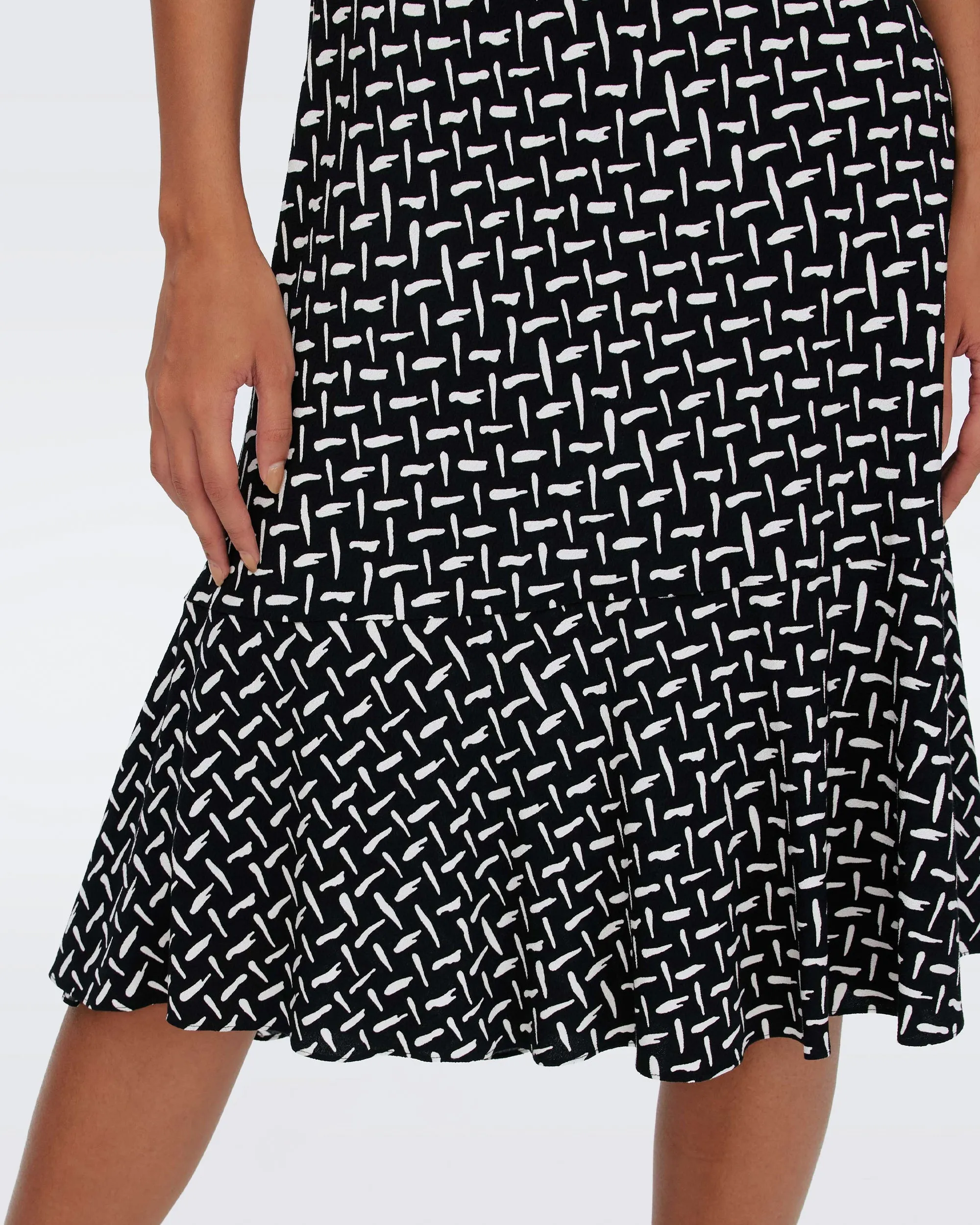 DVFCECELIA DRESS TIGRIS
