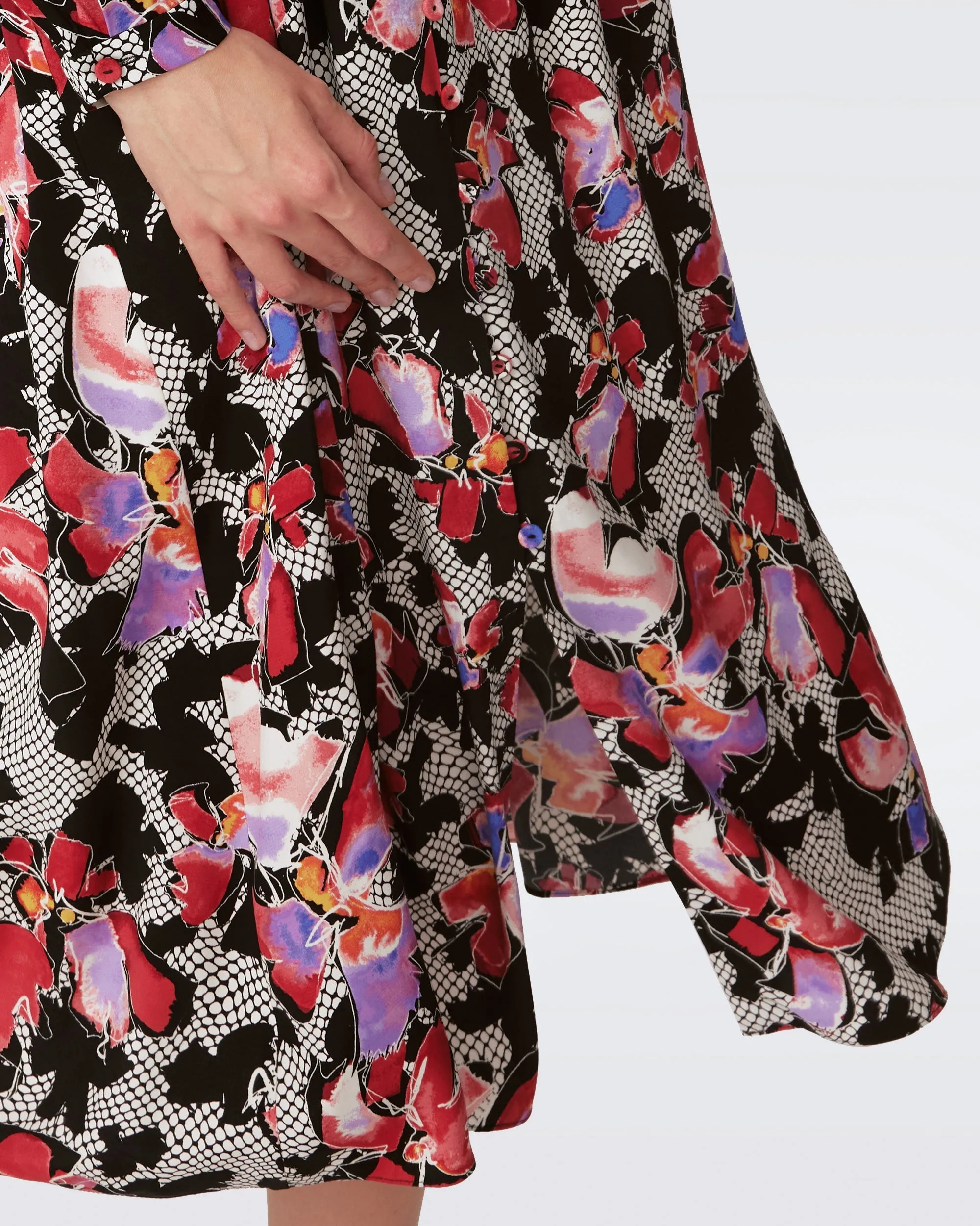 DVFERICA L/S DRESSODETTE FLORAL