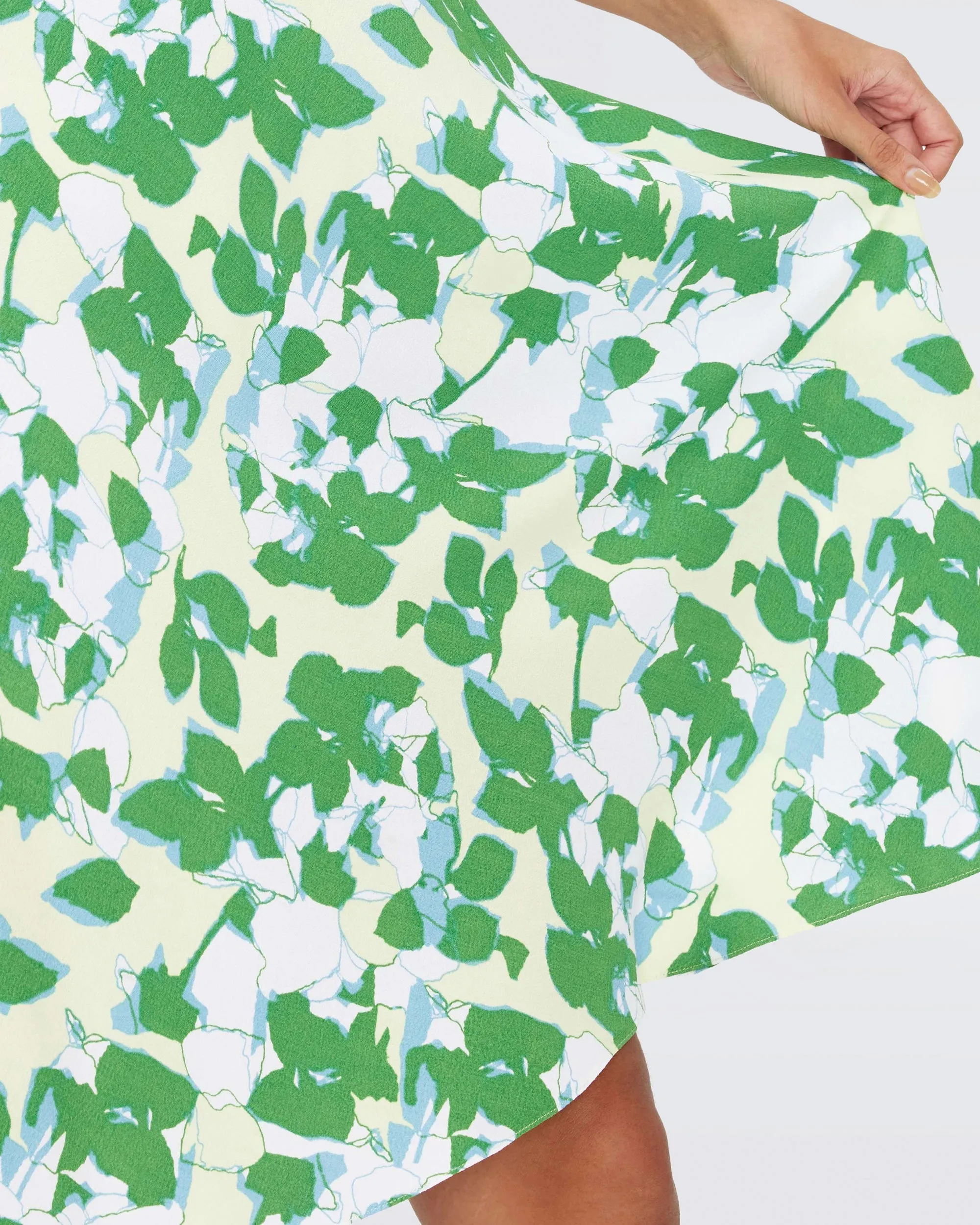 DVFJEMMA DRESS EARTH FLORAL MULTI