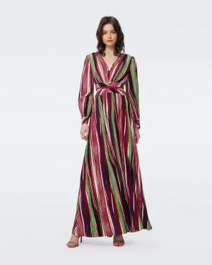 DVFJENIFER DRESS REEDS PINK