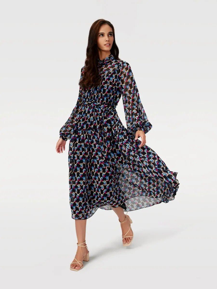 DVFKENT DRESSGEO ILLUSION MED