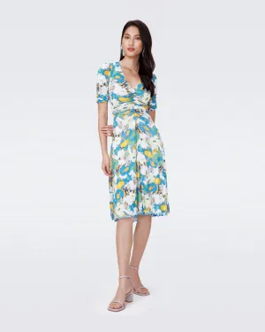 DVFKOREN REVERSIBLE DRESS JUN BLM BU/DAY DREAM FLORAL
