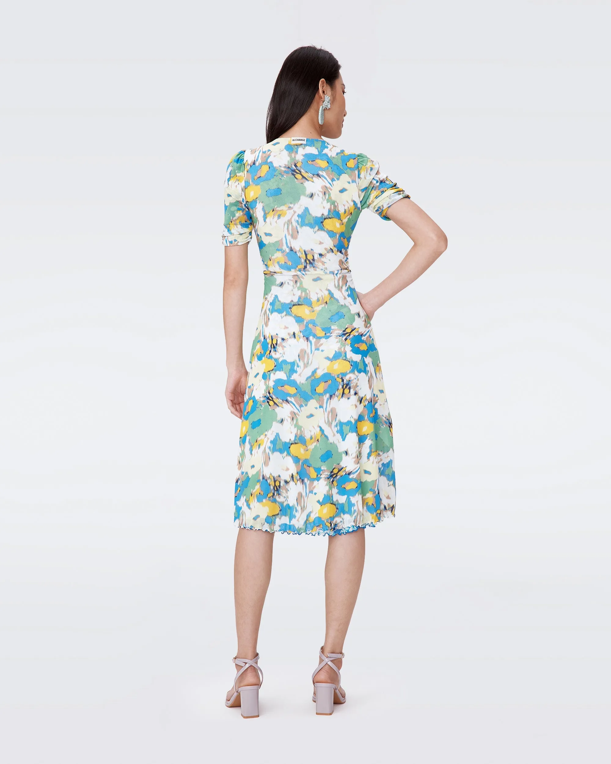 DVFKOREN REVERSIBLE DRESS JUN BLM BU/DAY DREAM FLORAL