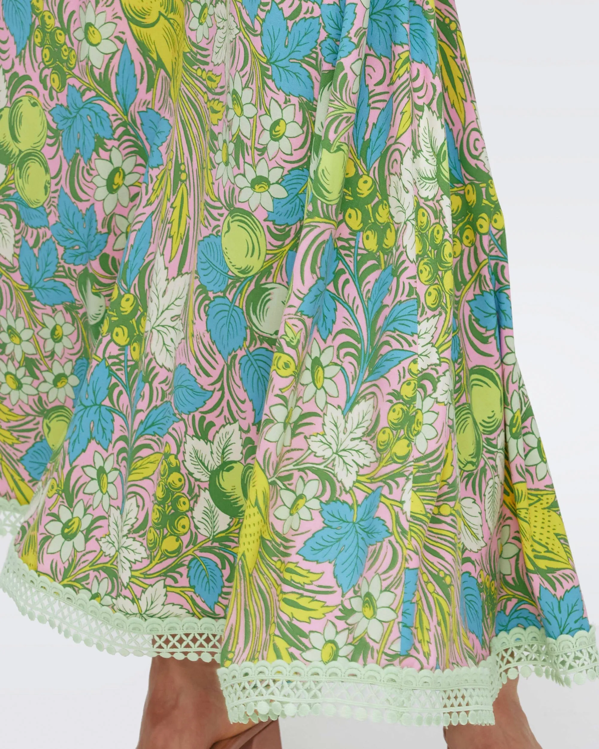 DVFLINA DRESSBIRD OF PARADISE PINK