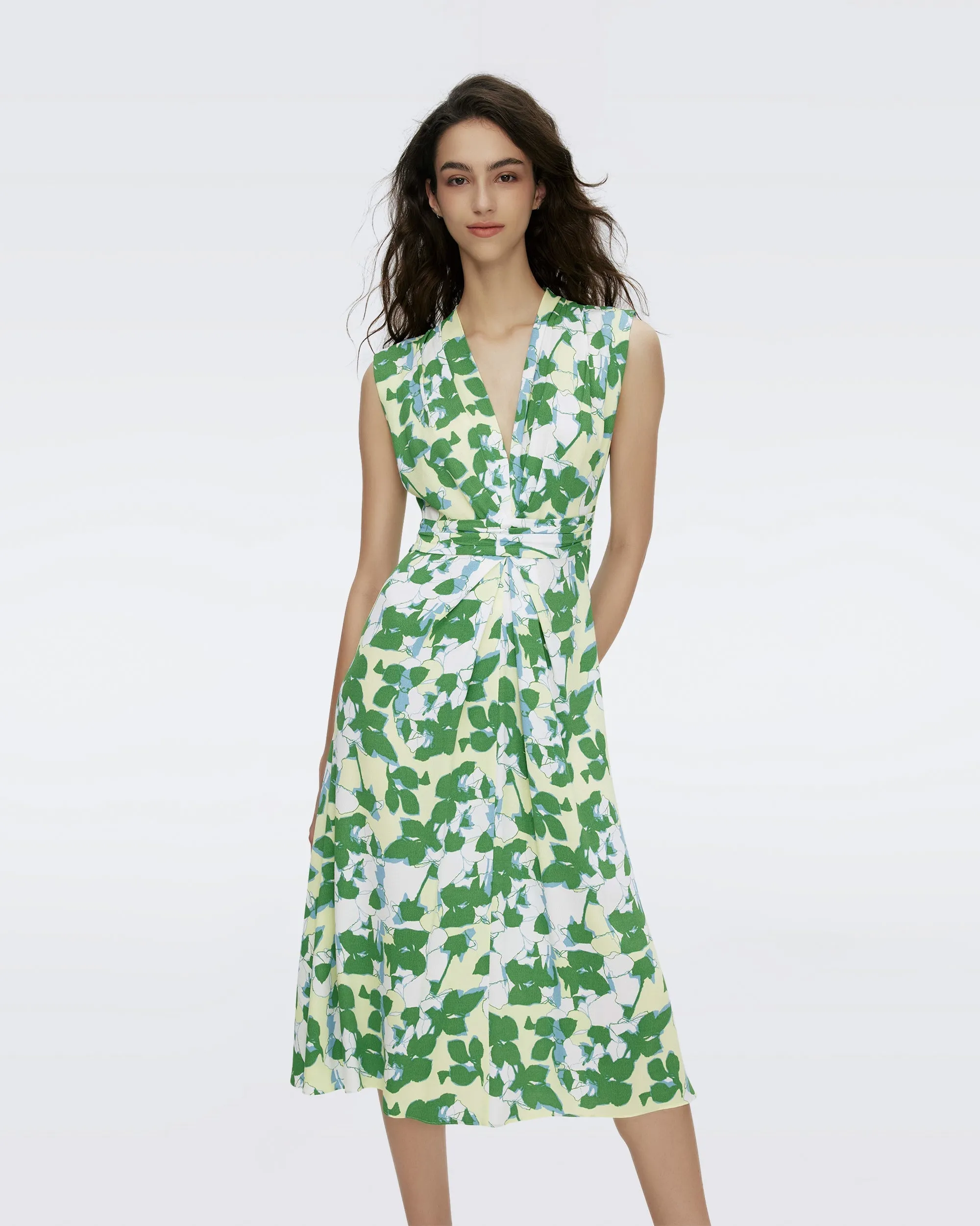 DVFLIVIA DRESSEARTH FLORAL MULTI