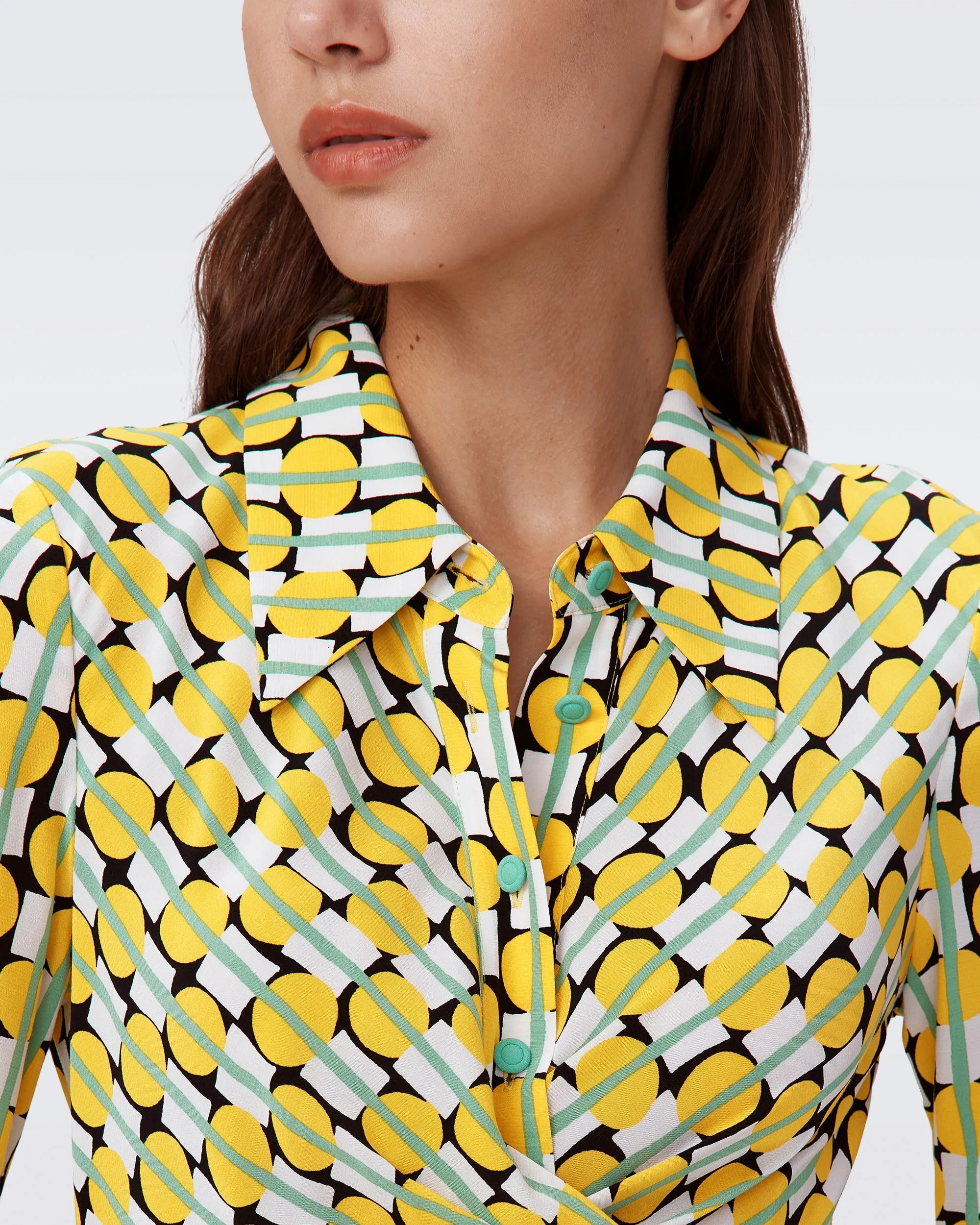 DVFTORI DRESSMAYPOLE SM YELLOW