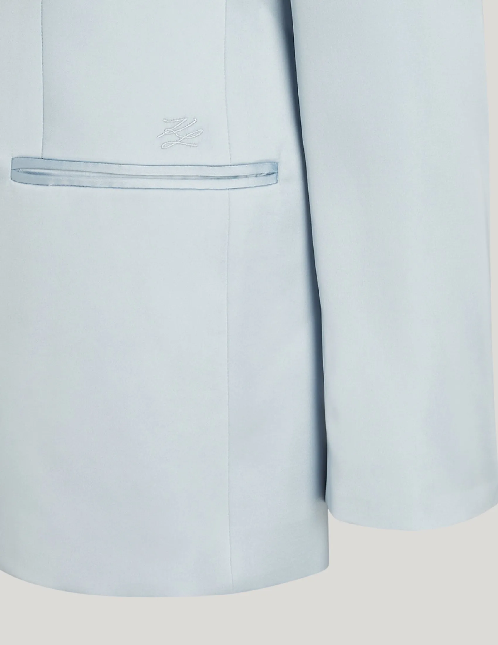 FLUID SATIN TAILORED BLAZER