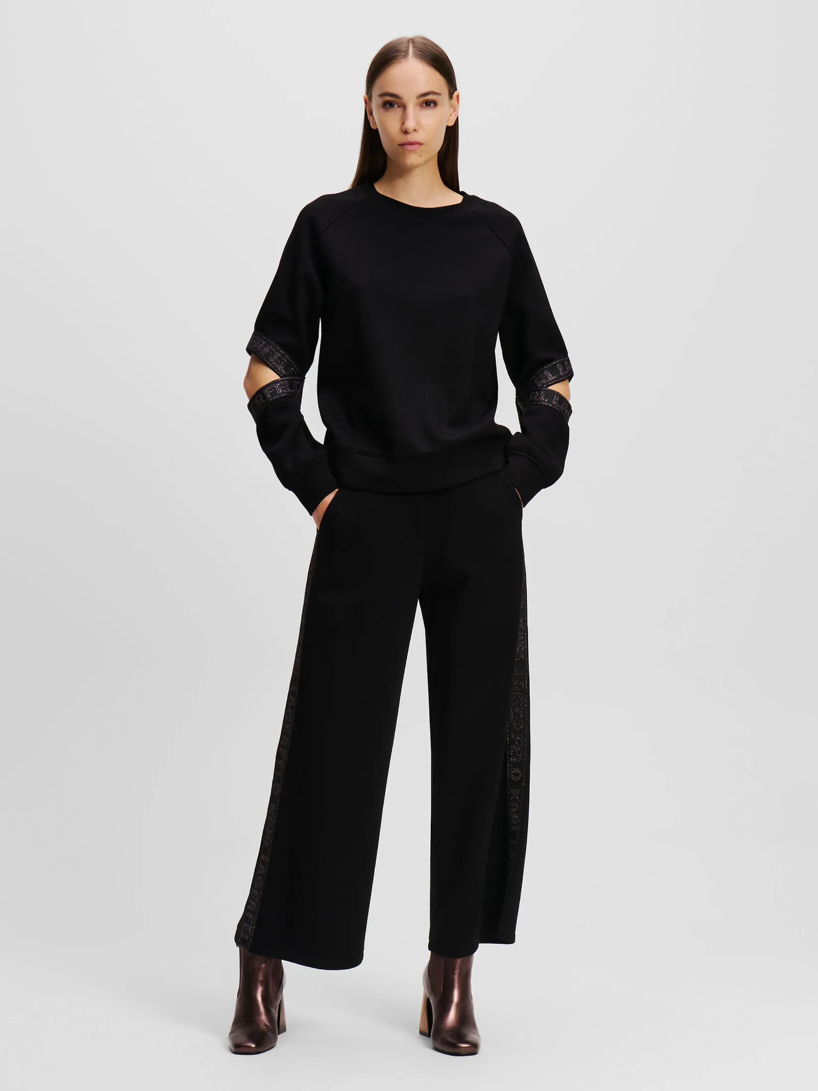 GLITTER LOGO TAPE CULOTTES