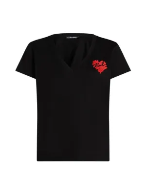 HEART V-NECK T-SHIRT