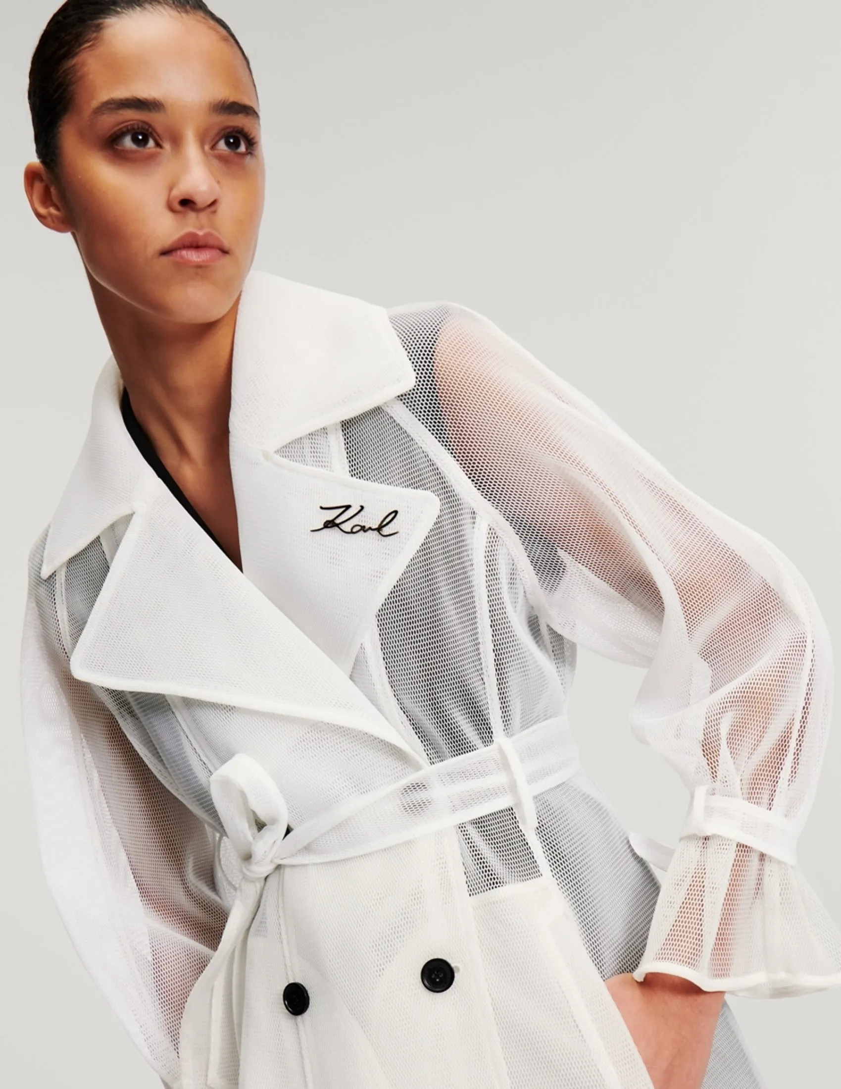 HUN KIM'S EDIT MESH COAT