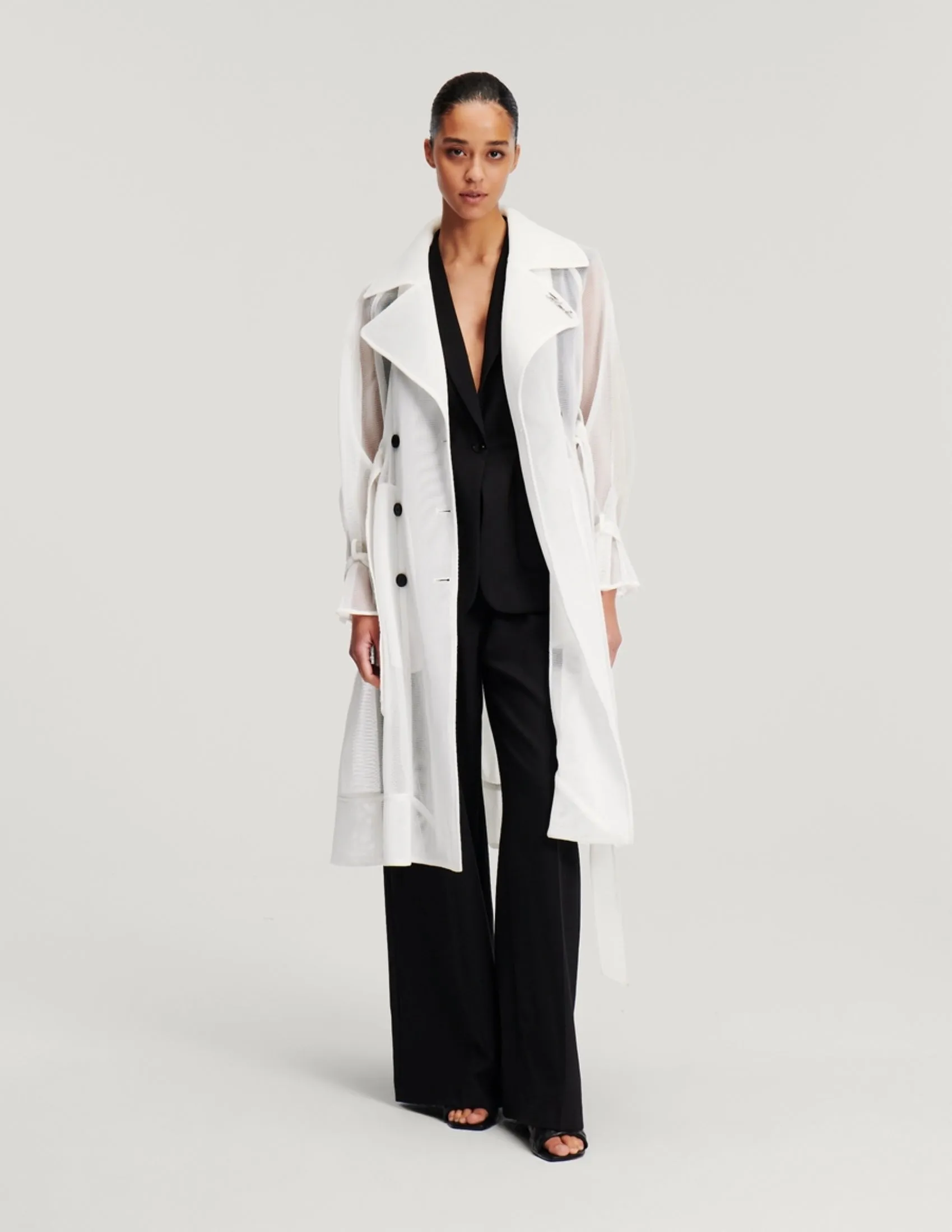 HUN KIM'S EDIT MESH COAT
