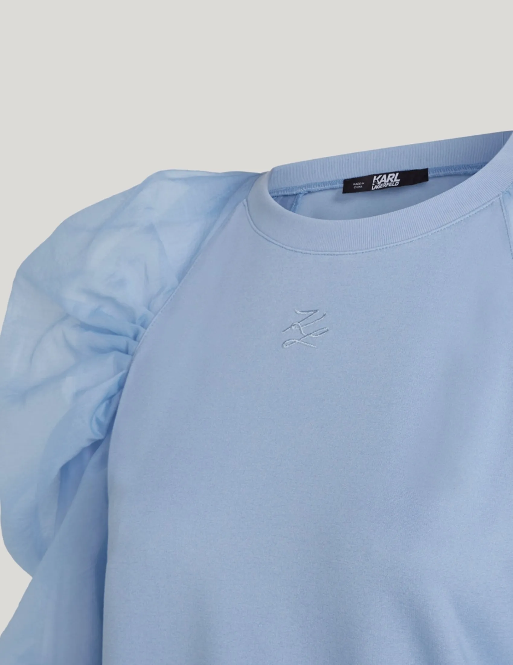 HUNKIMS EDIT ORGANZA PUFFY TOP