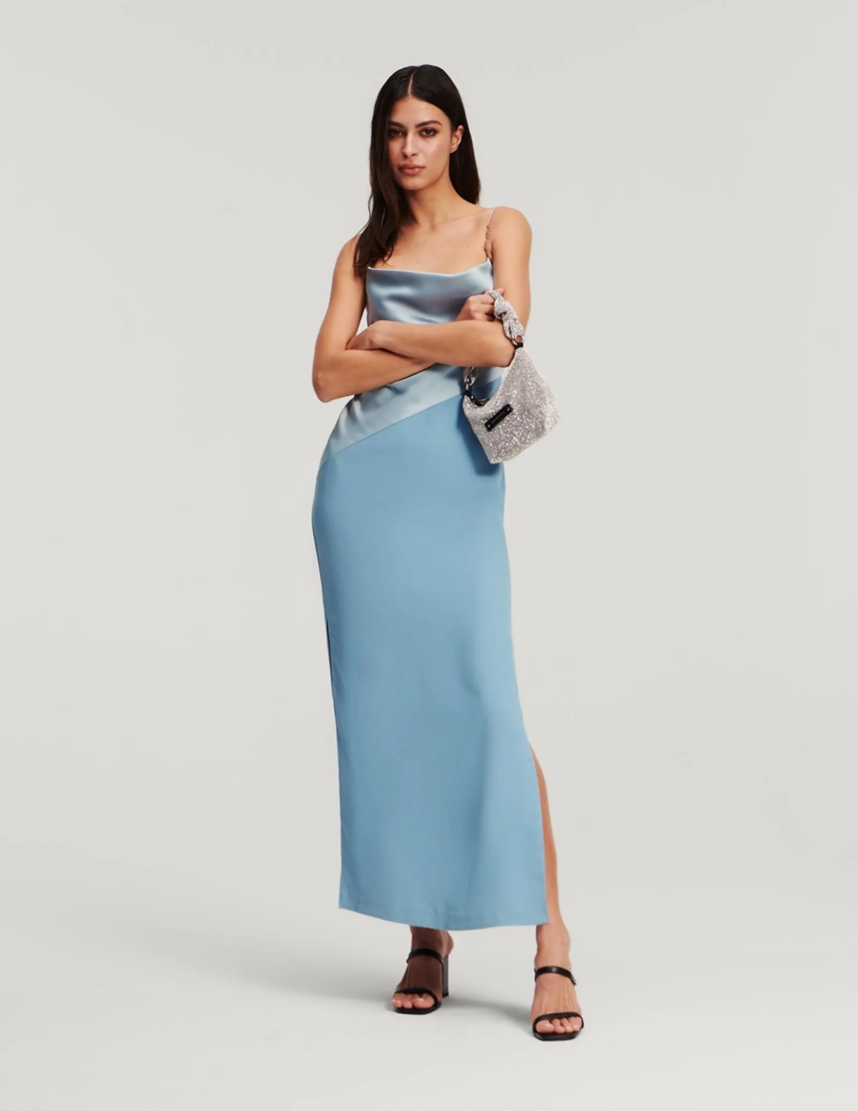 KARL CHARM SATIN DRESS