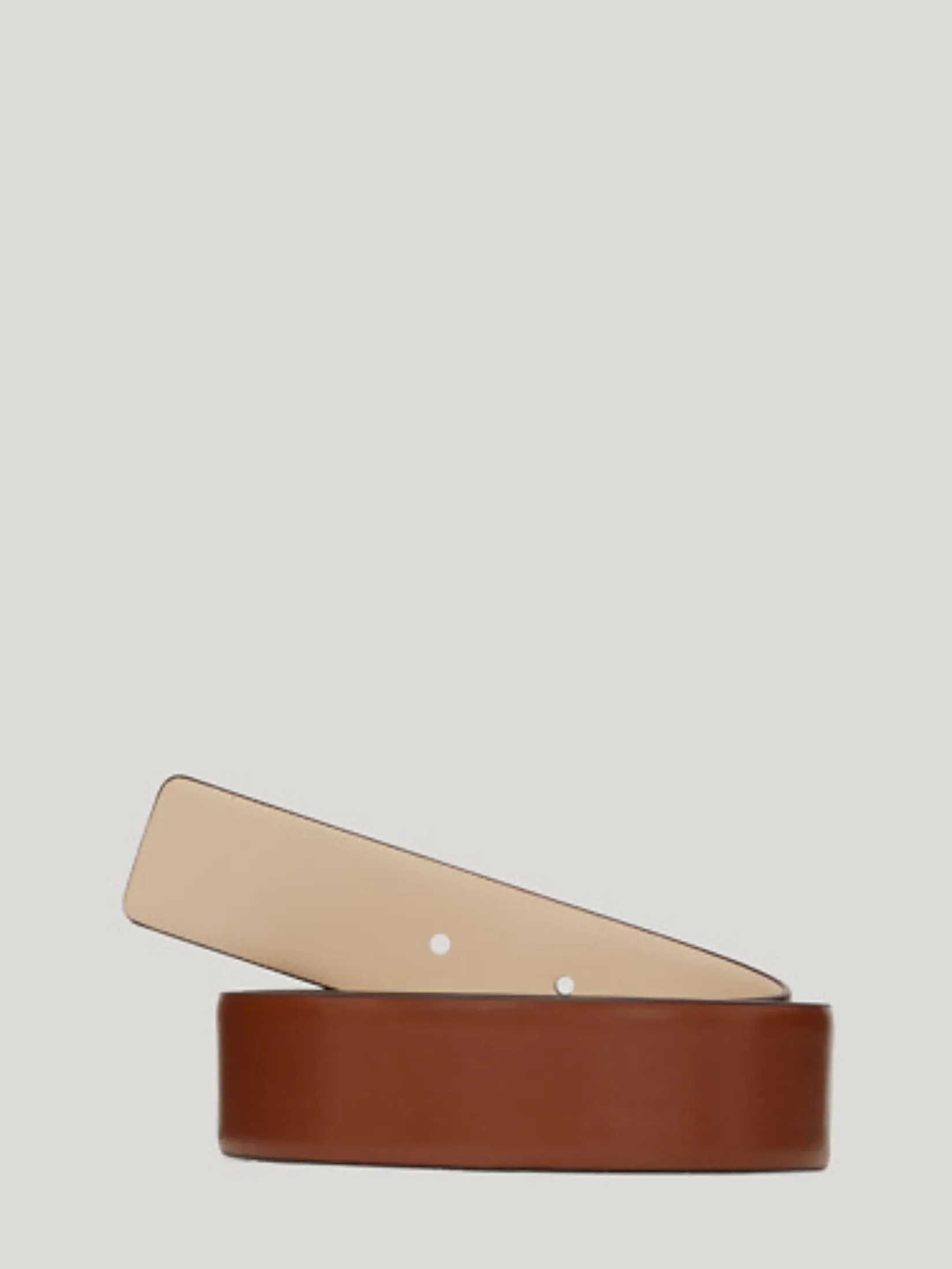 K/AUTOGRAPH REVERSIBLE H3 BELT DARK TAN