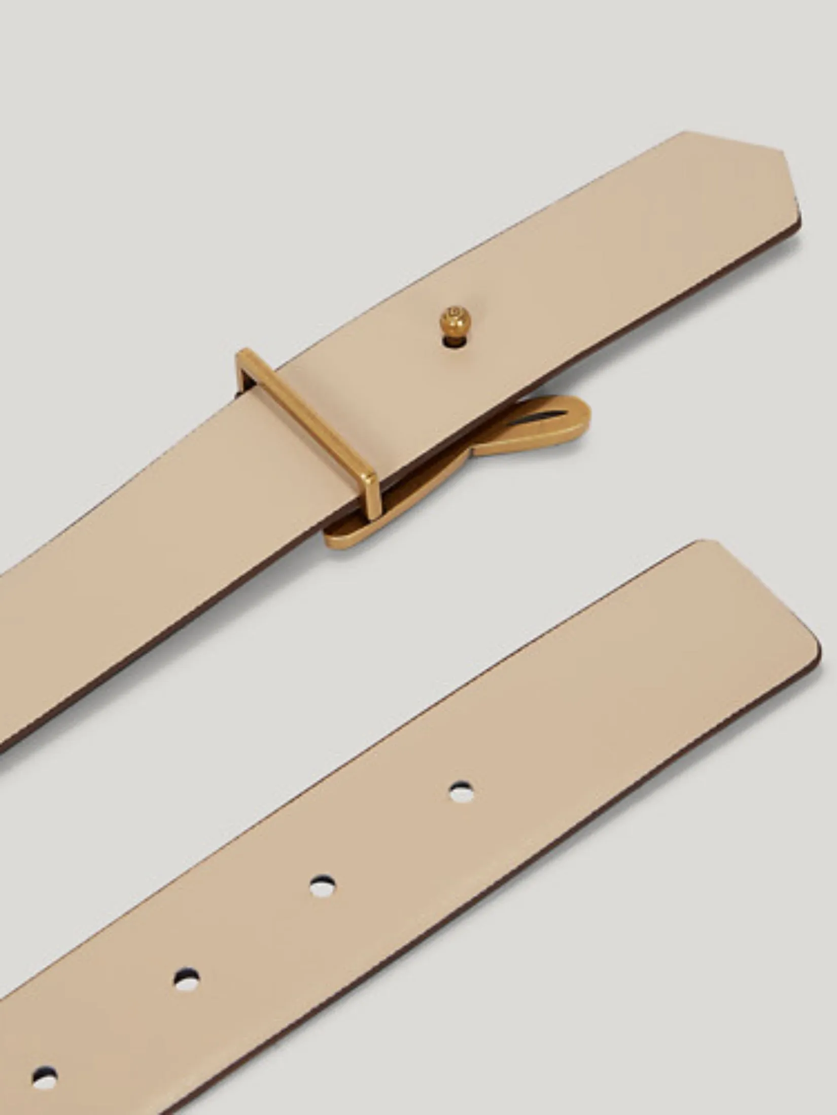 K/AUTOGRAPH REVERSIBLE H3 BELT DARK TAN