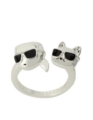 K/IKONIK 2.0 CUFF RING SILVER