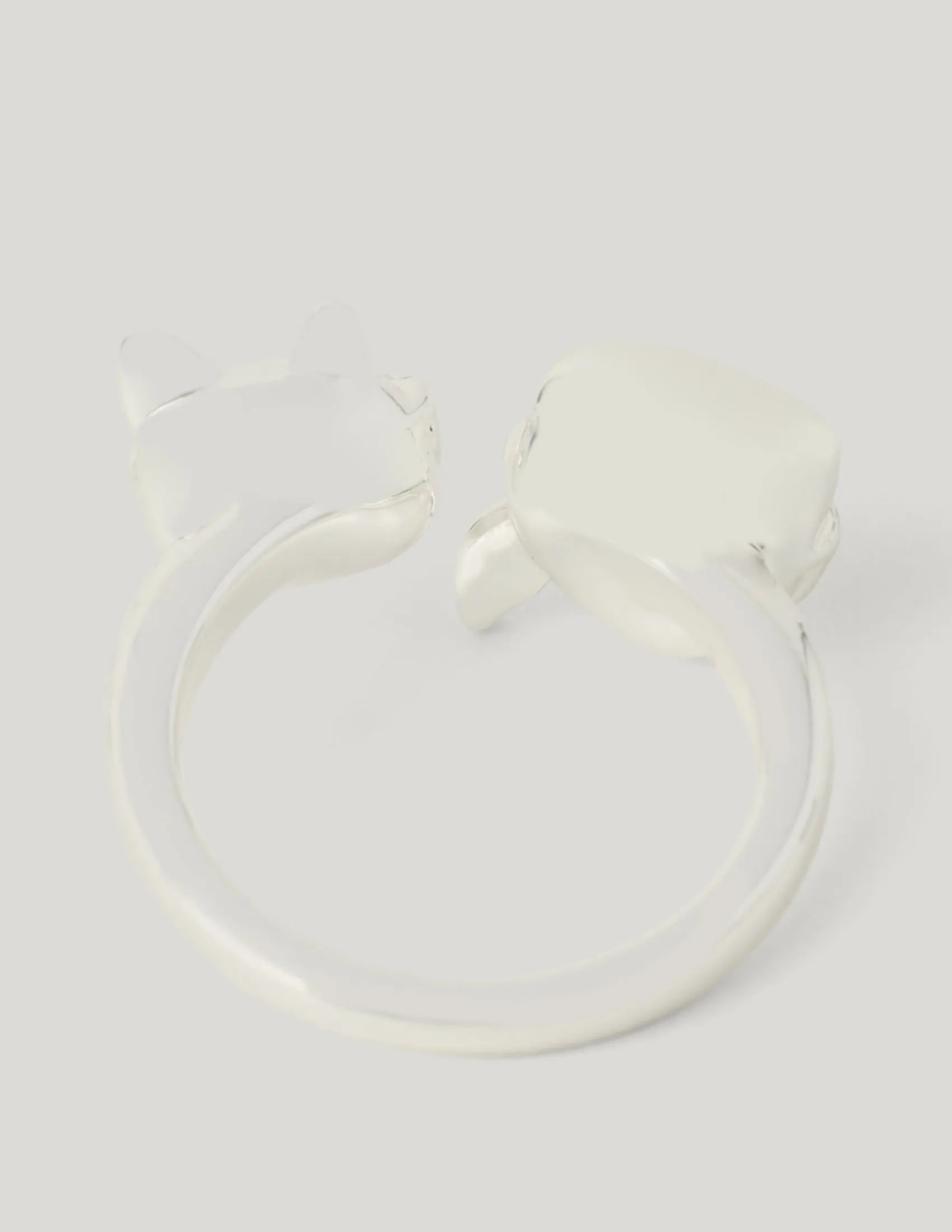 K/IKONIK 2.0 CUFF RING SILVER