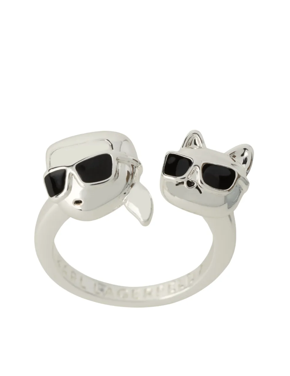 K/IKONIK 2.0 CUFF RING SILVER
