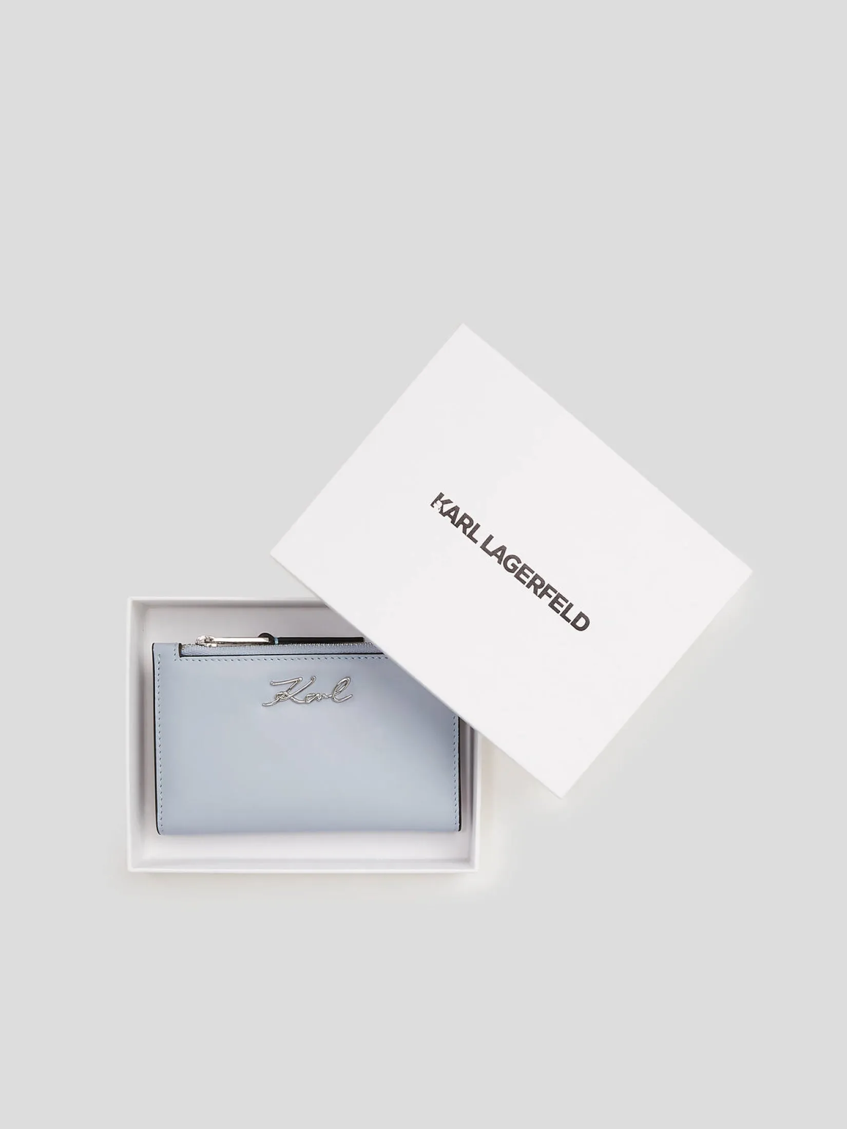 K/SIGNATURE SLIM BIFOLD WALLET
