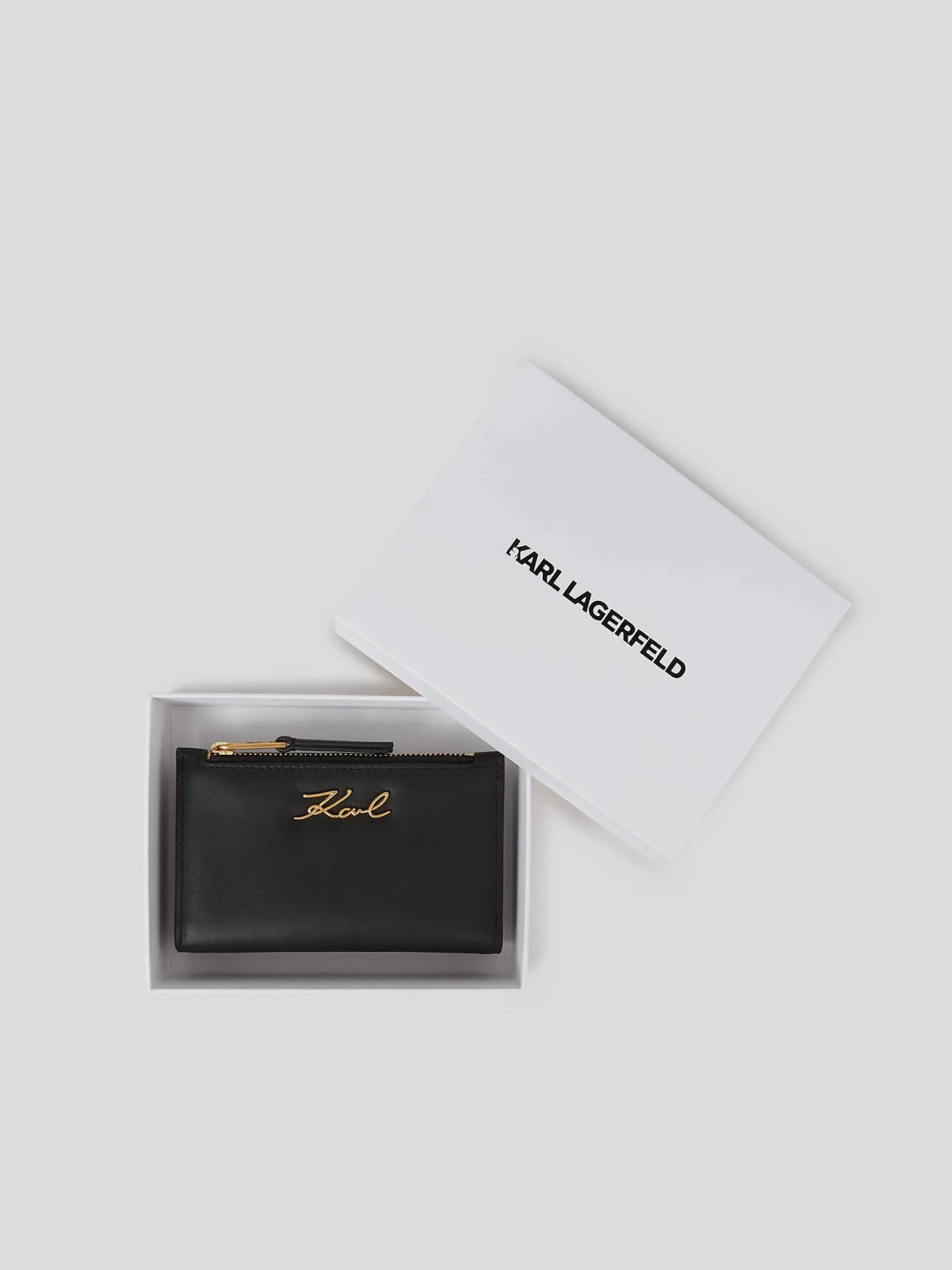 K/SIGNATURE SLIM BIFOLD WALLET