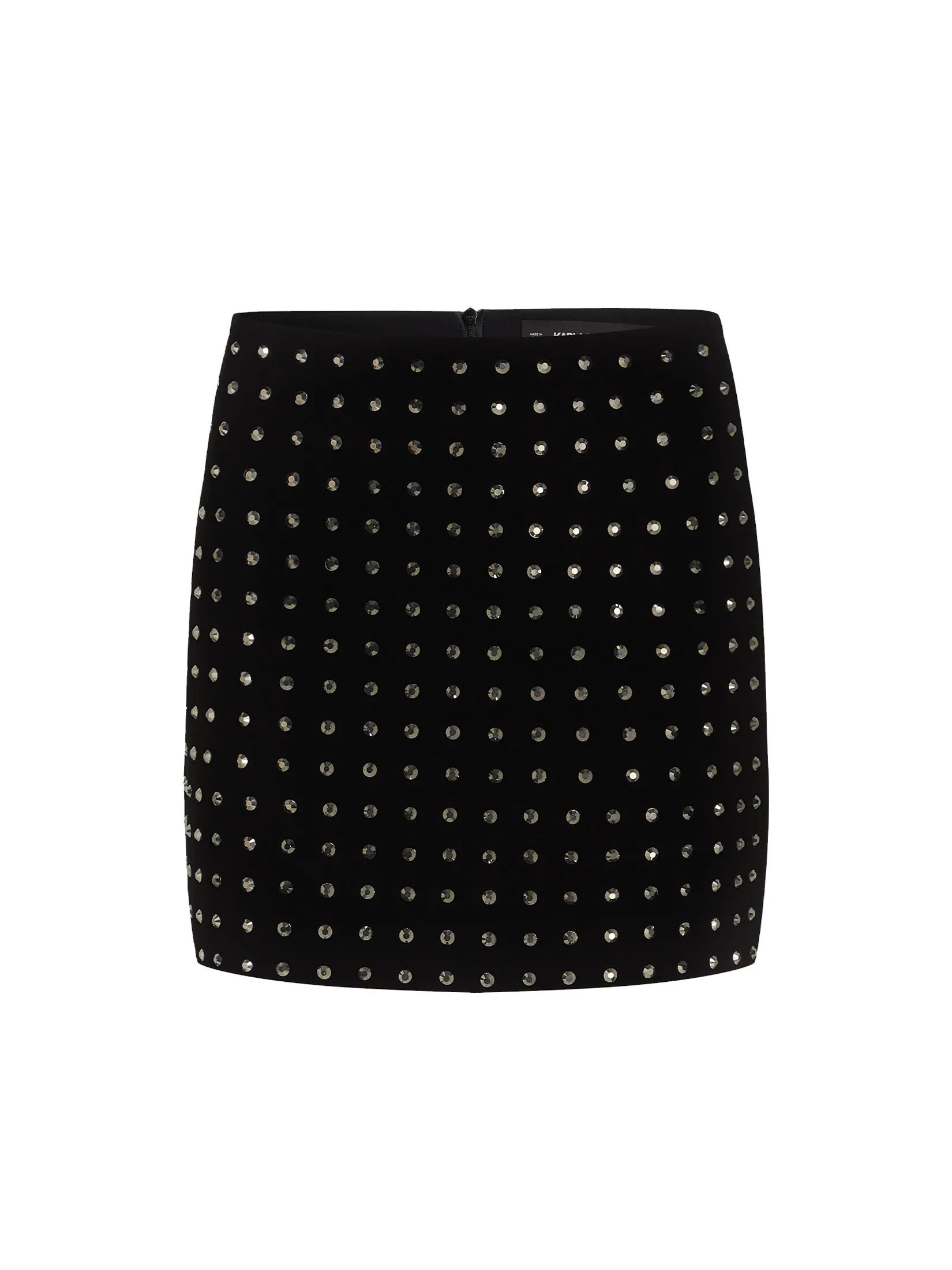 LARGE RHINESTONE MINI SKIRT