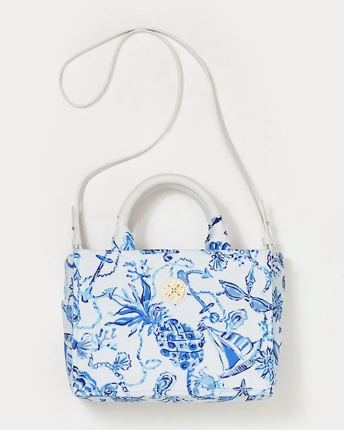 Lilly Pulitzer Adair Mini Bag - Resort White Barefoot Beachcombers
