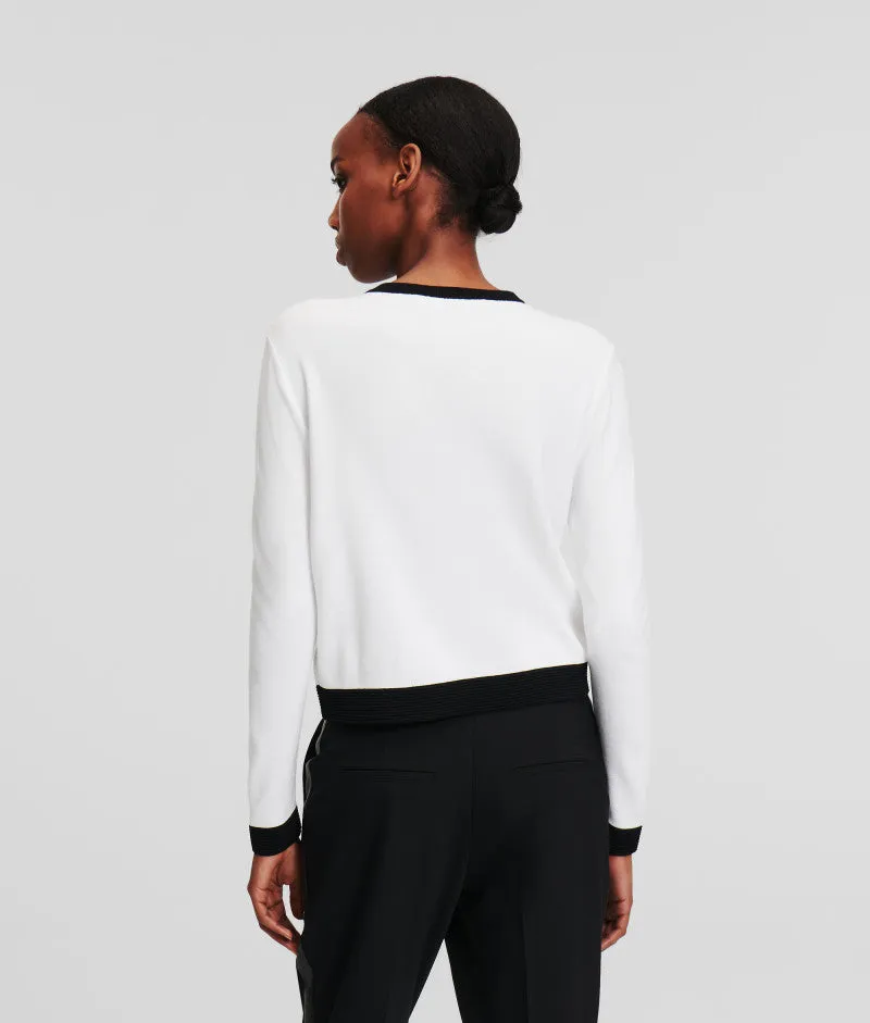 LONG-SLEEVED CARDIGAN