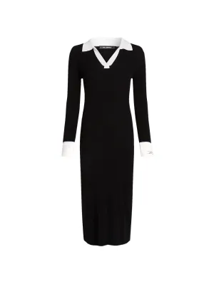 LSLV POLO KNIT DRESS