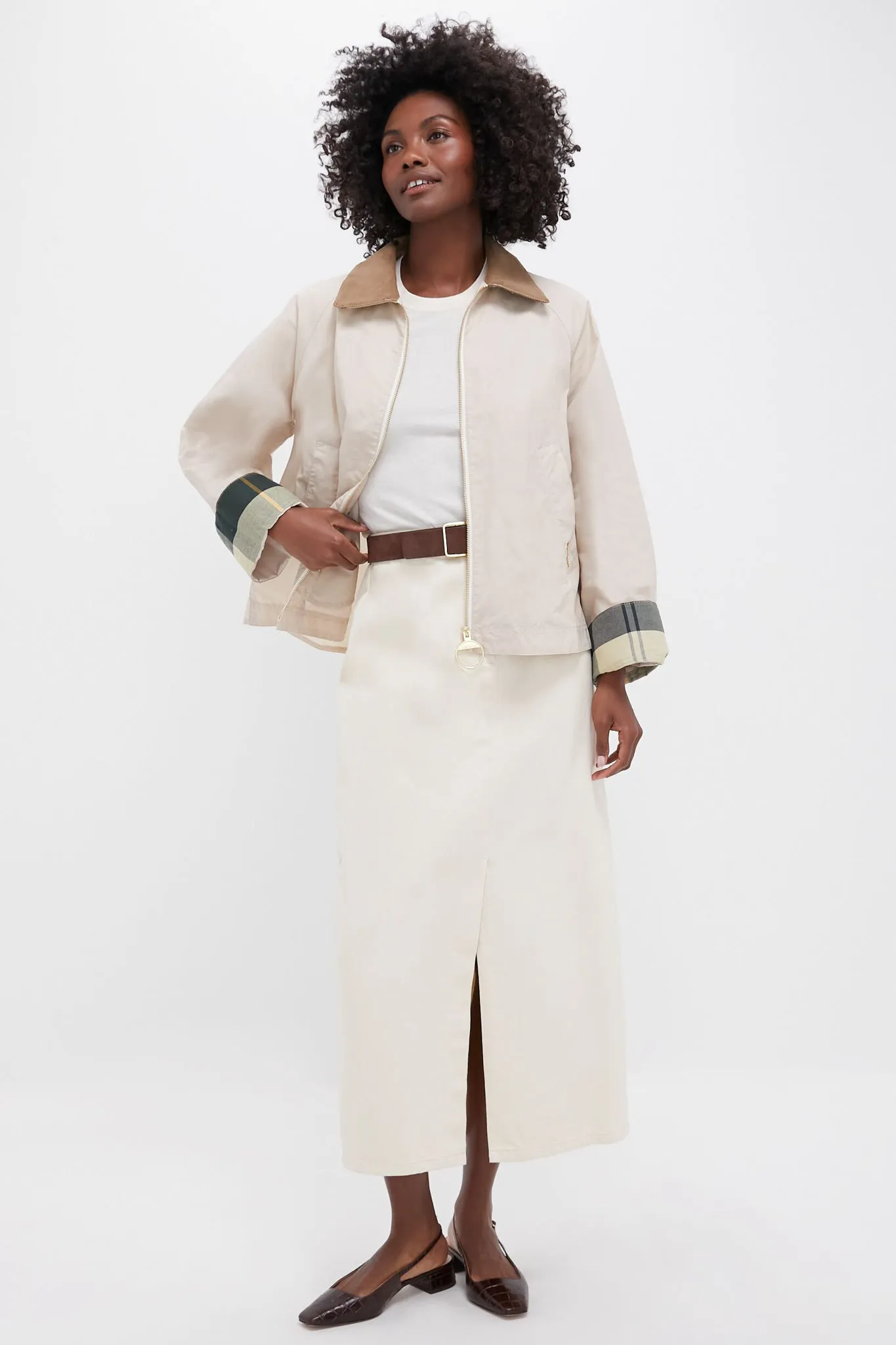 Oatmeal Catlin Showerproof Jacket