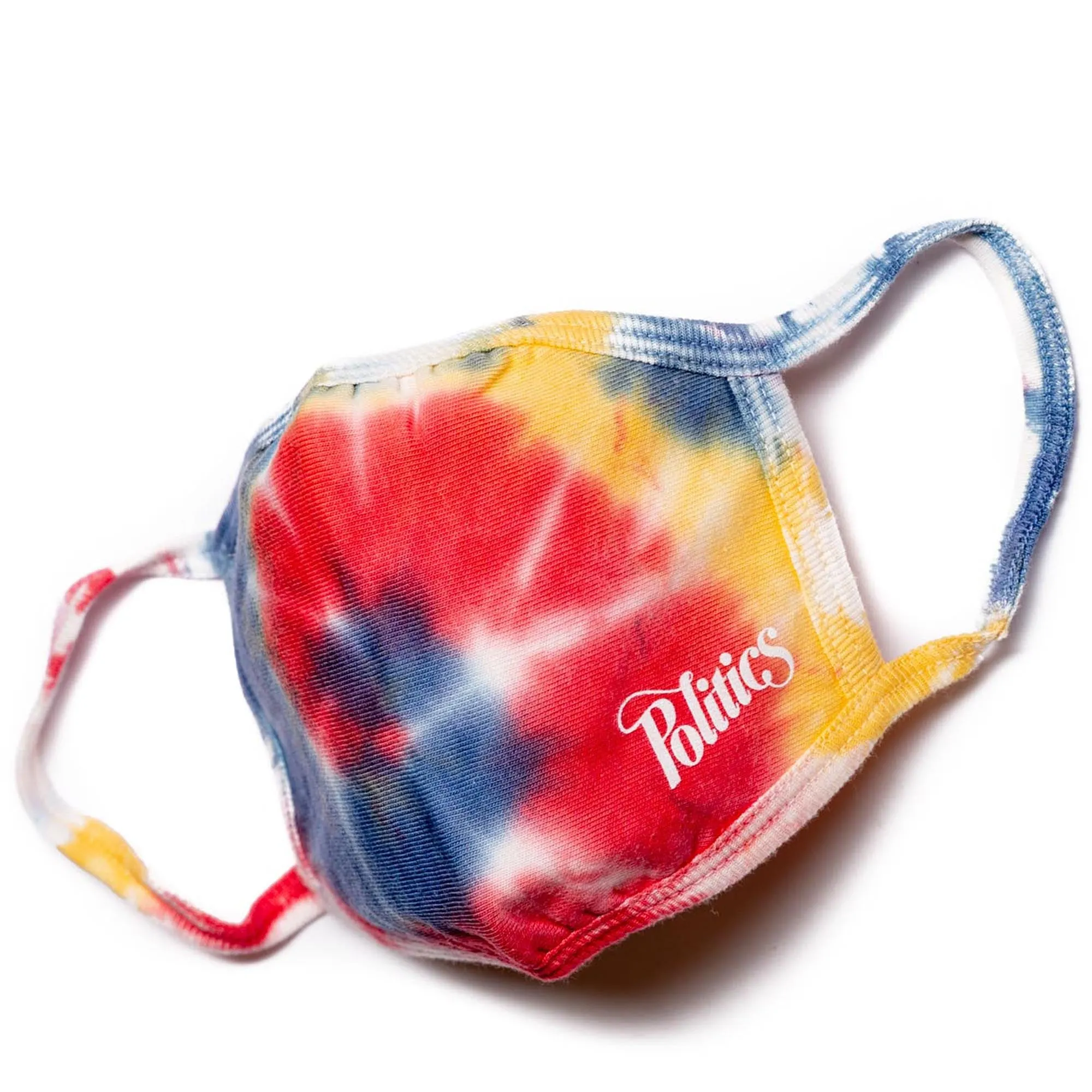 Politics Script Mask - Tie Dye