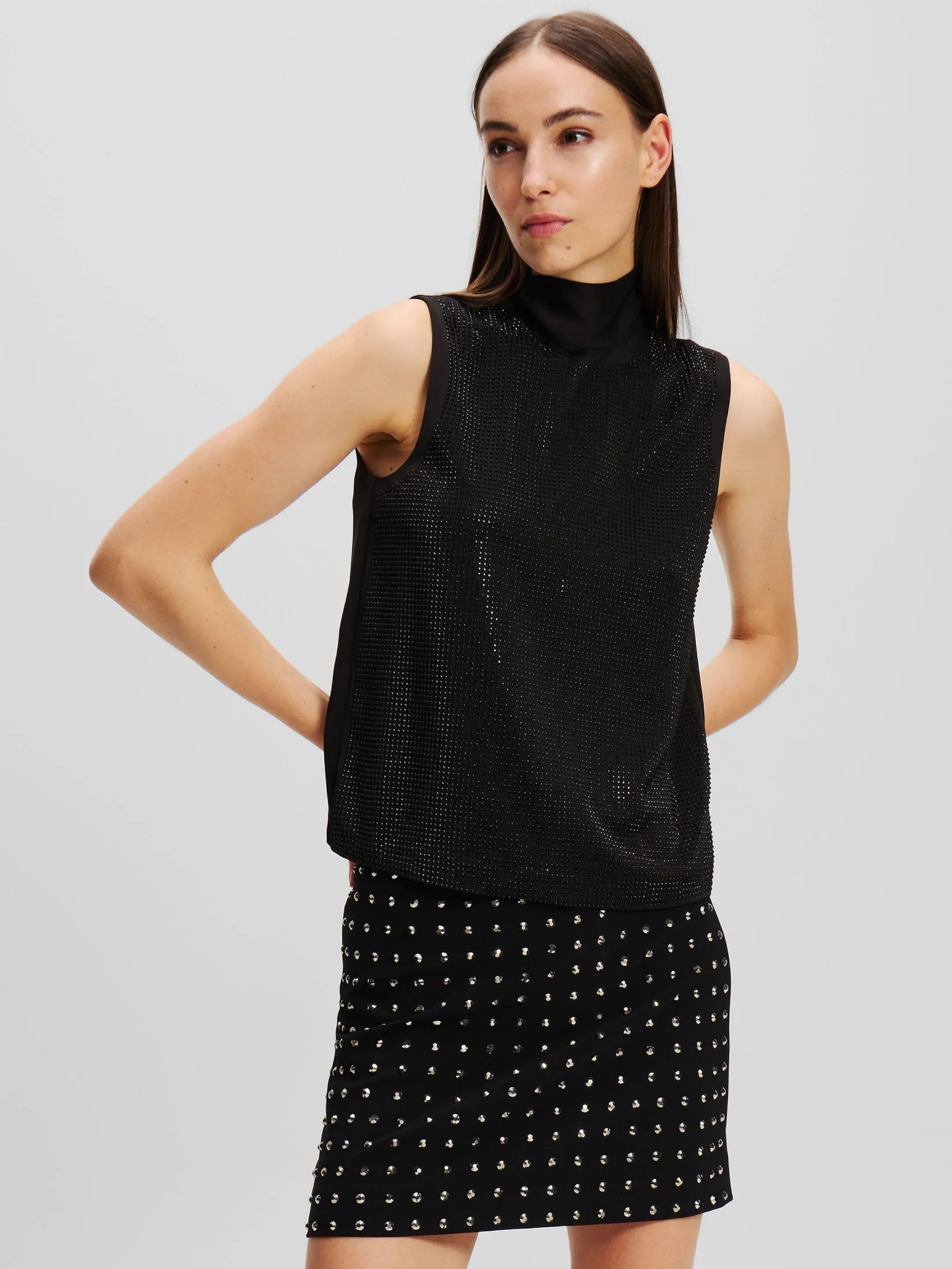 RHINESTONE EVENING TOP