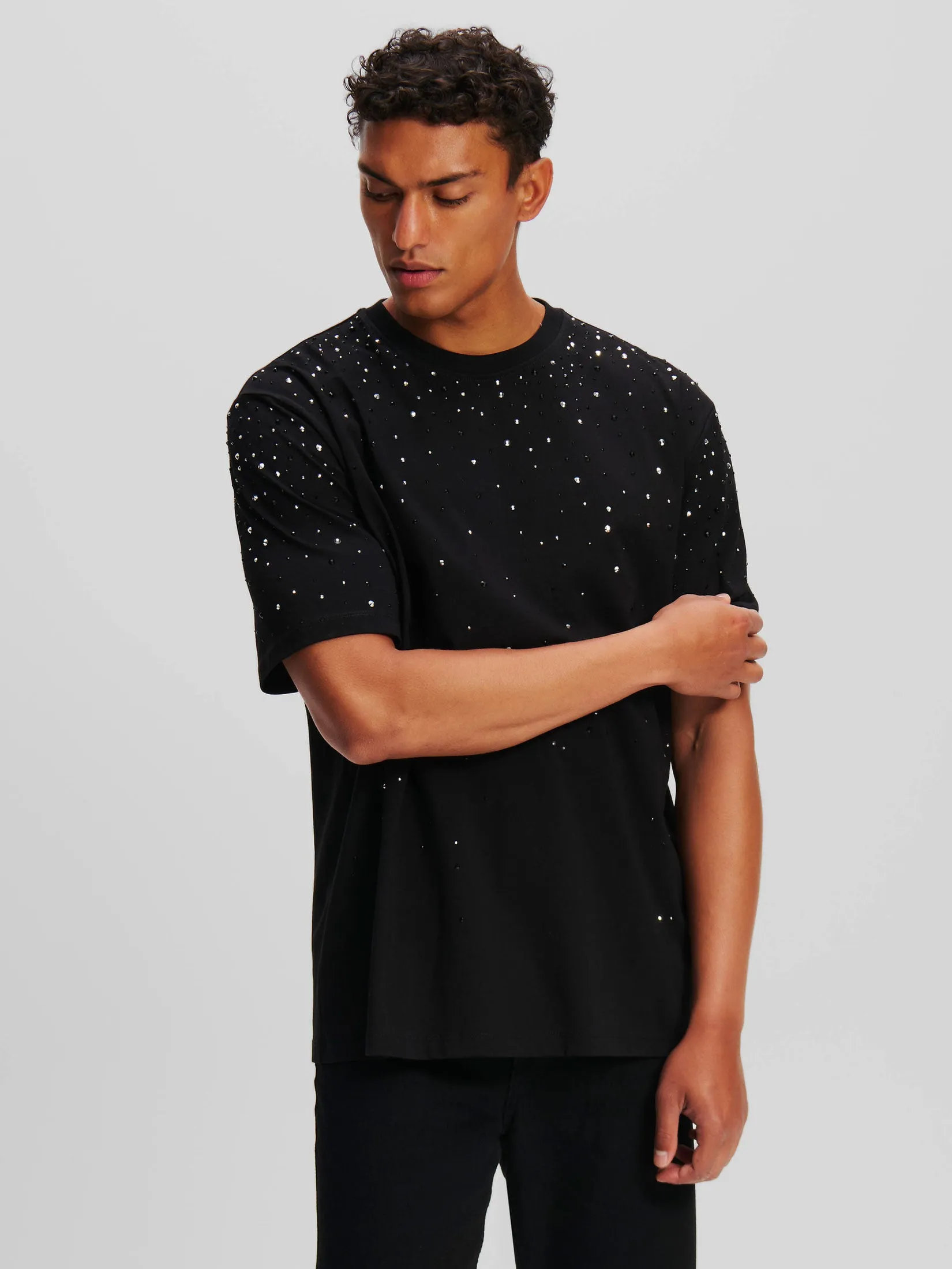RTW-2 RHINESTONE DEGRADE T-SHIRT